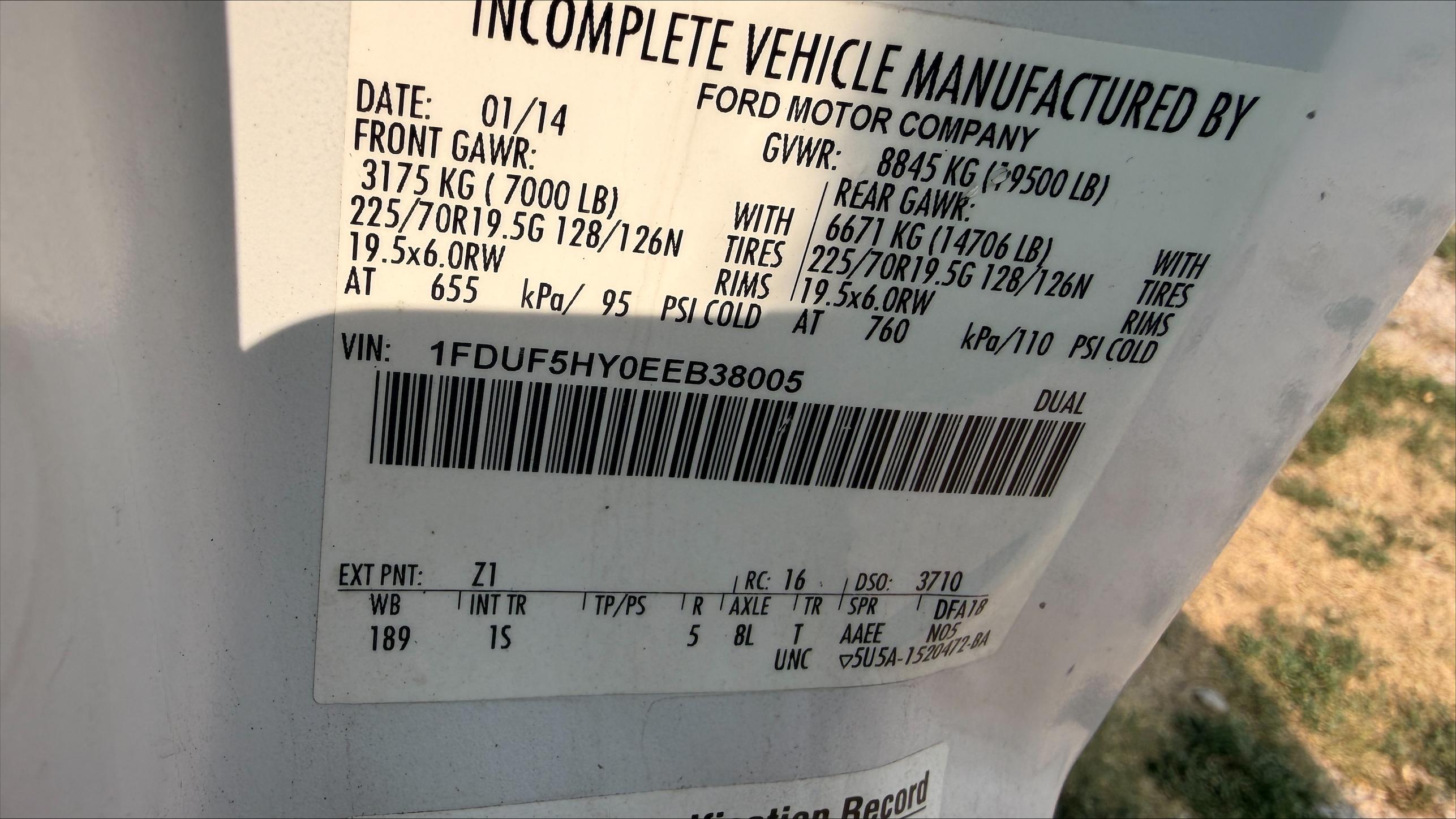 2014 Ford F-550 Stellar Crane Truck - image 13