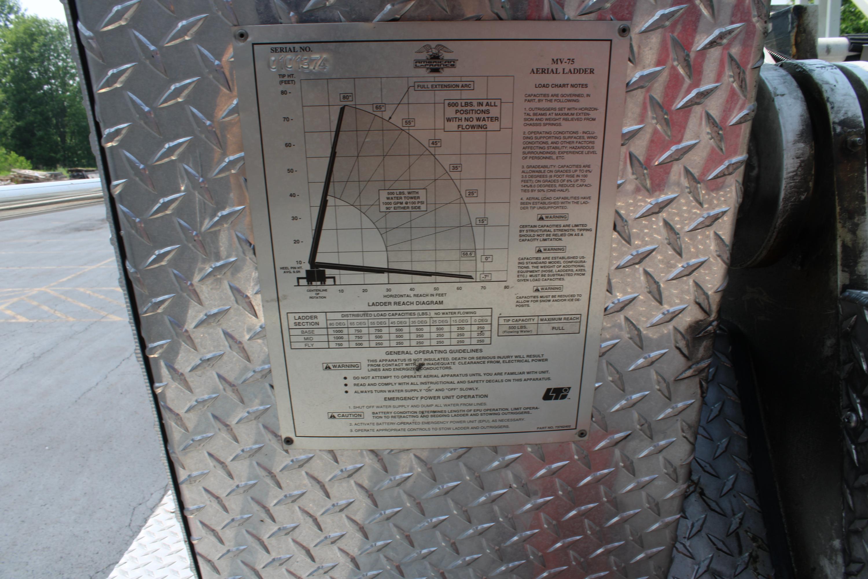 2001 American LaFrance 75ft Quint - image 31