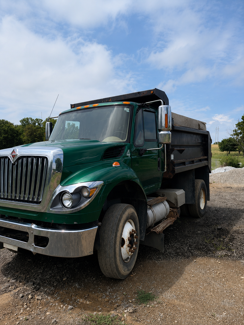 2012 International 7500 Dump Truck — photo 2