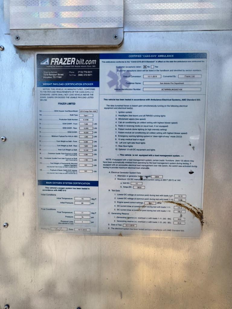 2019 Frazer Ram Type I Ambulance - image 27