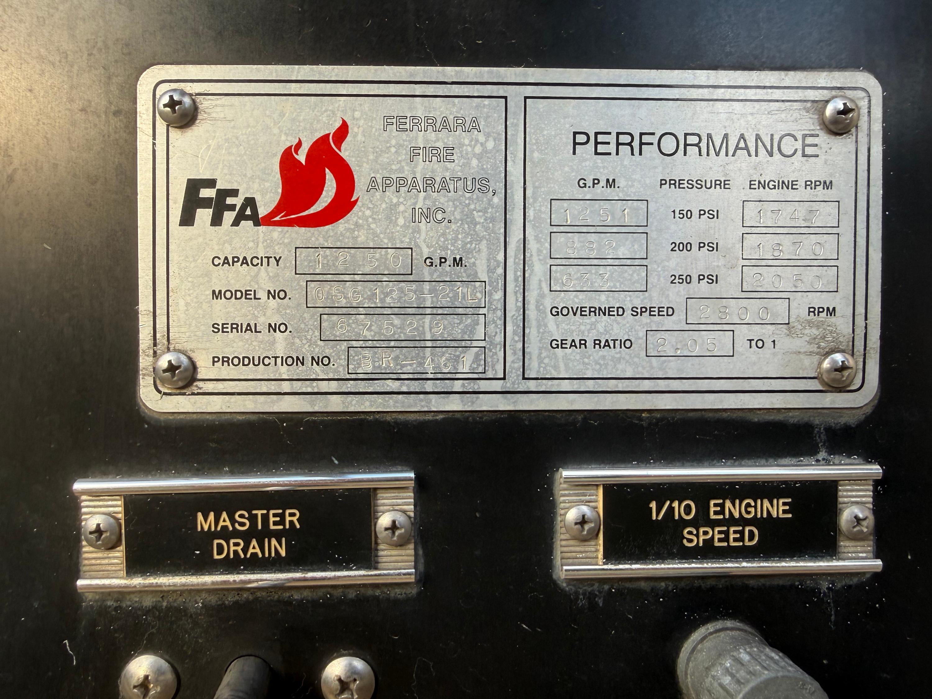 1995 Ferrara Spartan Pumper - image 23