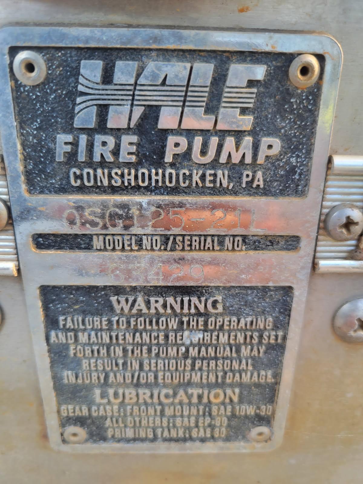1993 Ferrara Chevrolet Pumper Tanker - image 21
