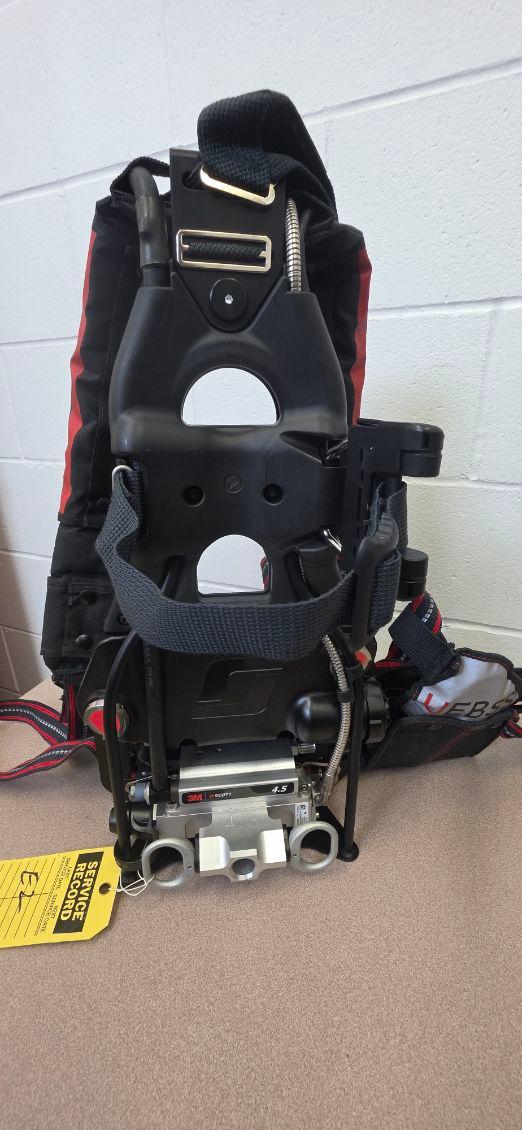(10) 3M Scott Air-Pak X3 Pro SCBA, 4.5 / 4500 PSI, 45 Minute Cylinders - image 10