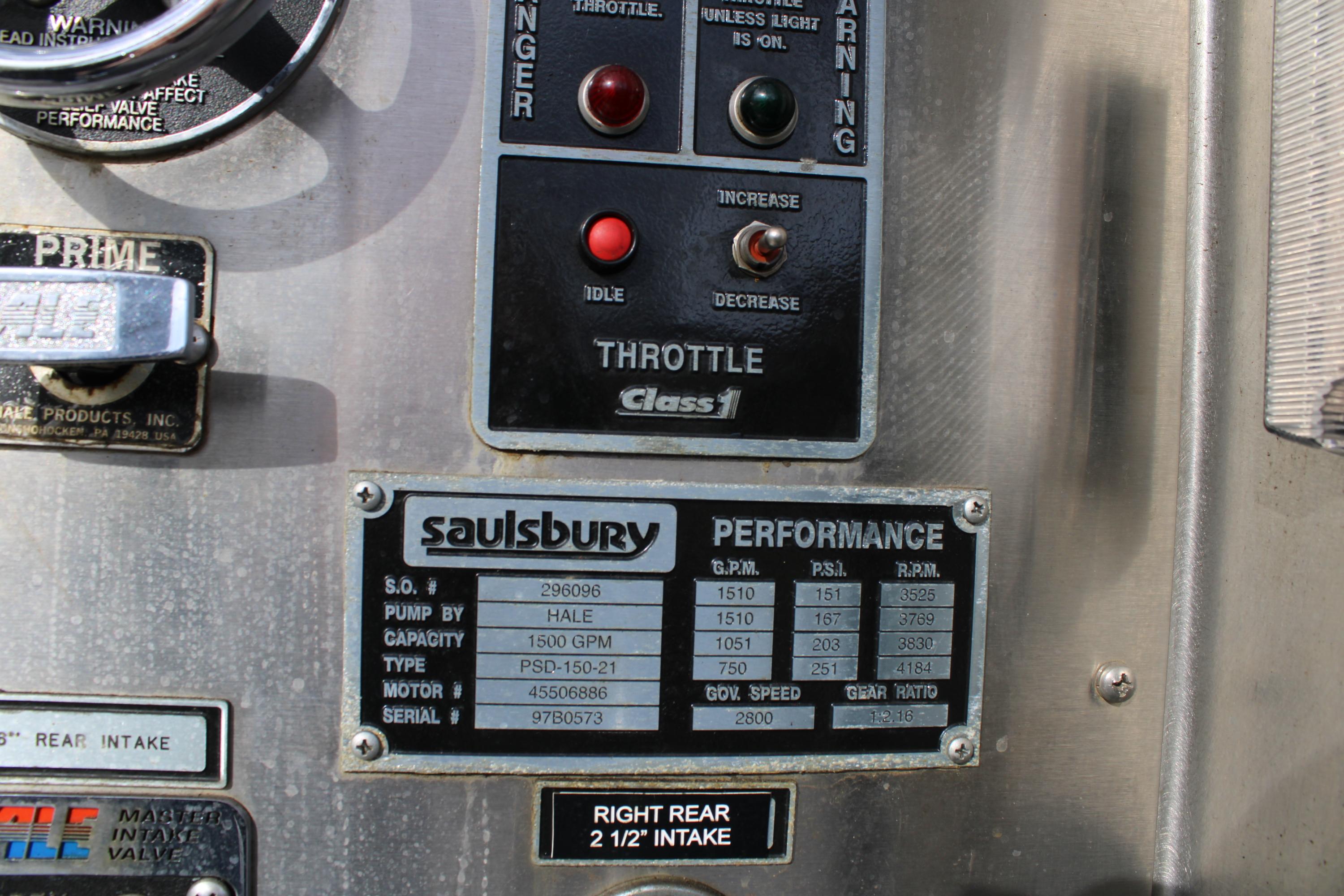 1997 Spartan Saulsbury Pumper - image 31