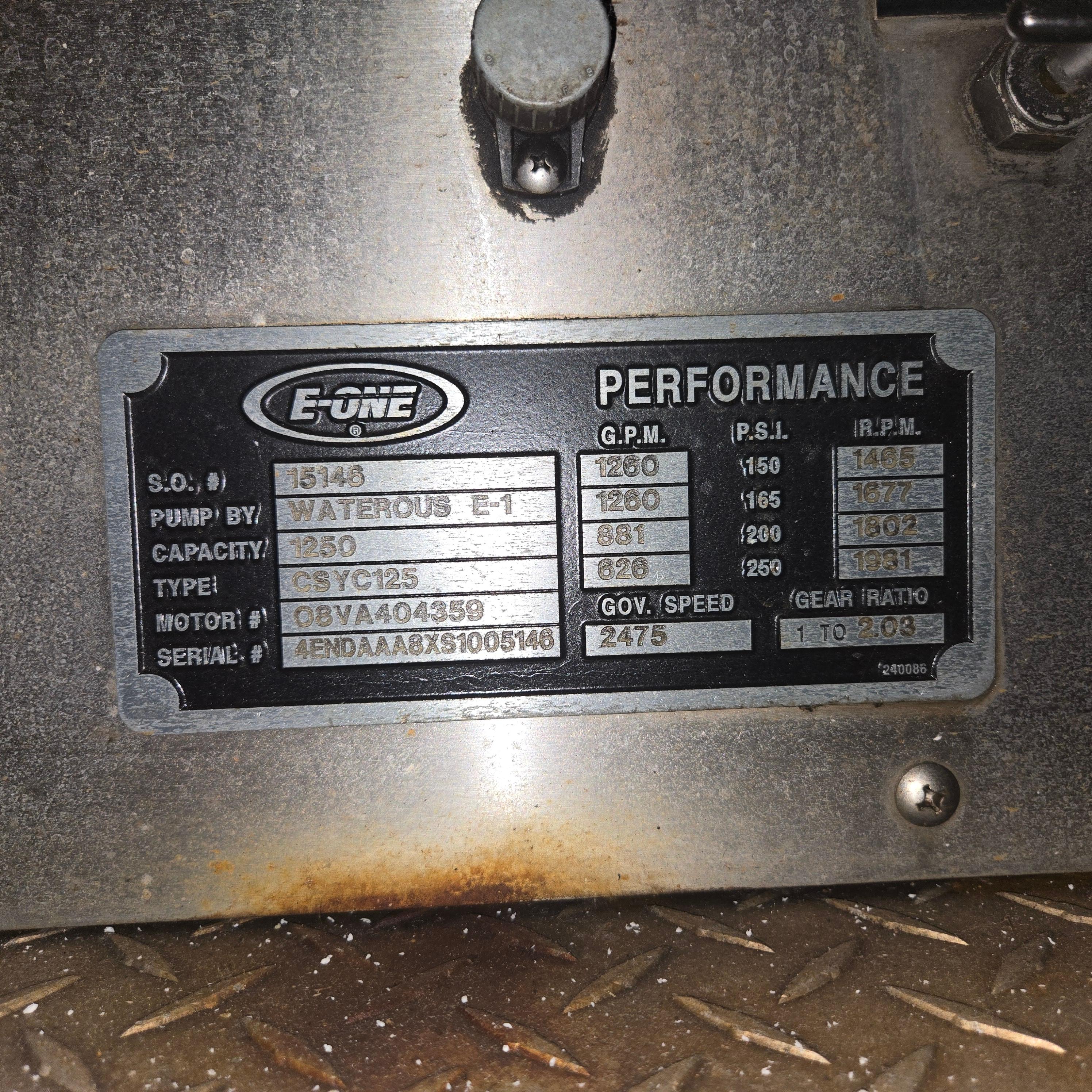 2004 E-One Na Pumper - image 4