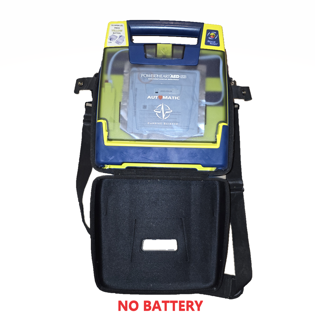 Cardiac Science Powerheart AED G3, NO BATTERY, with Carry Case