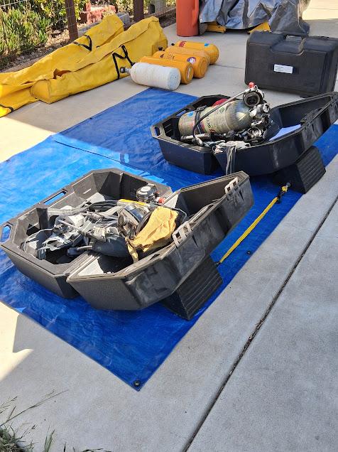 (1) Scott Air-Pak NxG2 4.5, and (1) Scott 2.2 SCBA Harness with EZ Flow Regulator - image 13