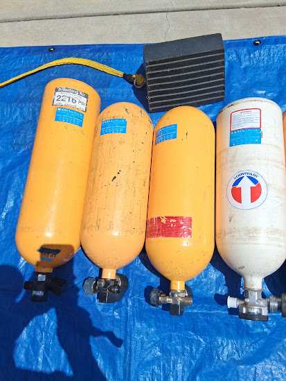 5 Steel 30 Minute SCBA Air Storage Cylinders, (Scott, MSA, ISI, Draeger, Interspiro) — photo 4