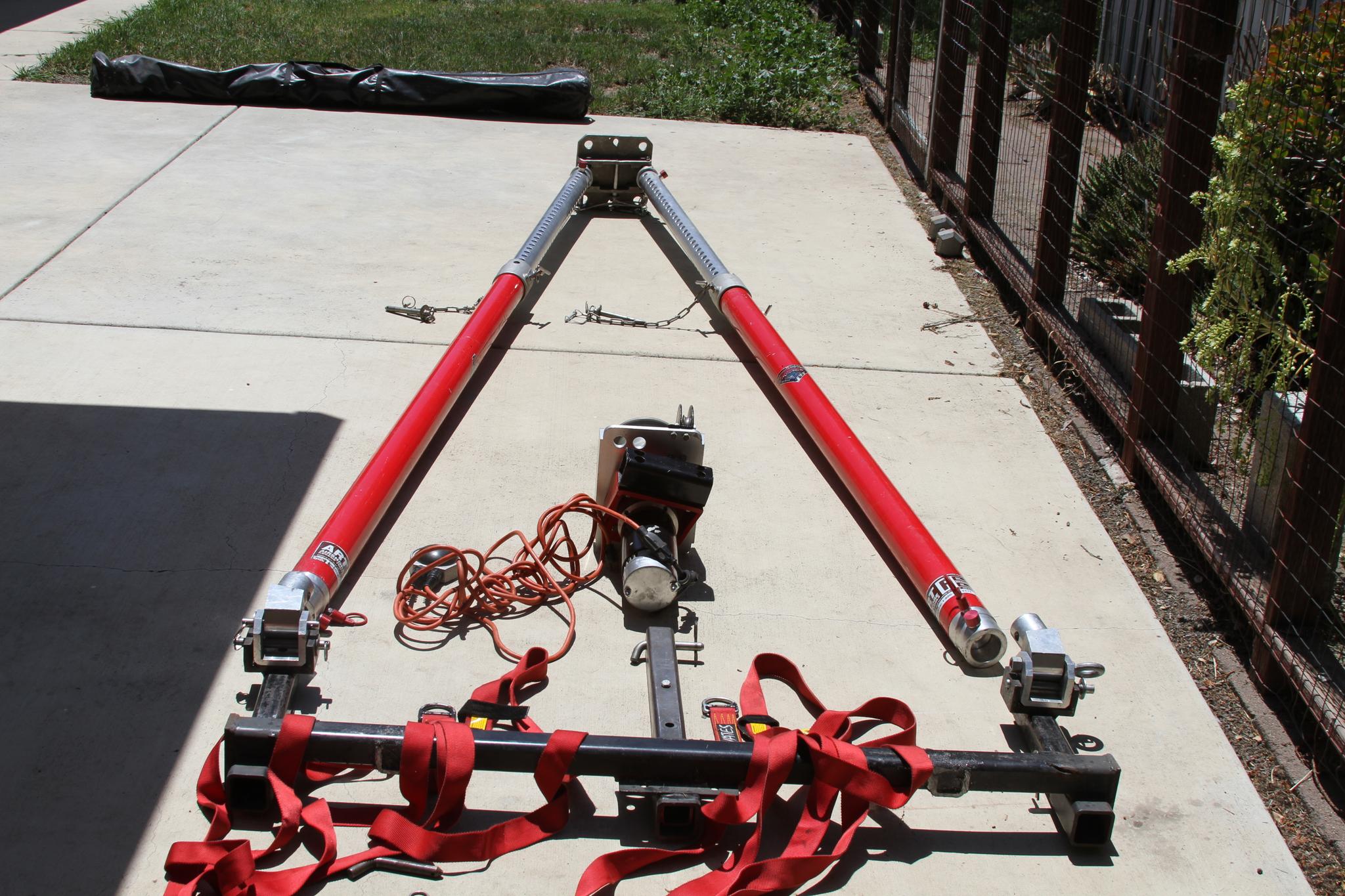 REDUCED 20%     AMKUS ARRS 1 Rescue System w/Double Gin Pole Kit, Hitch and Straps - image 1