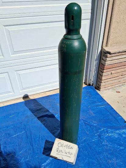Medical Grade Oxygen K Cylinder, with ISO Rated Harris Low Flow Regulator - image 2