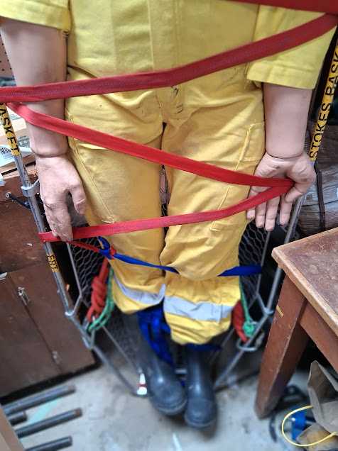 Simulaids 165# Rescue Randy & USN Junkin Stokes w/NPFA rated Kermantle Rigging System — photo 4