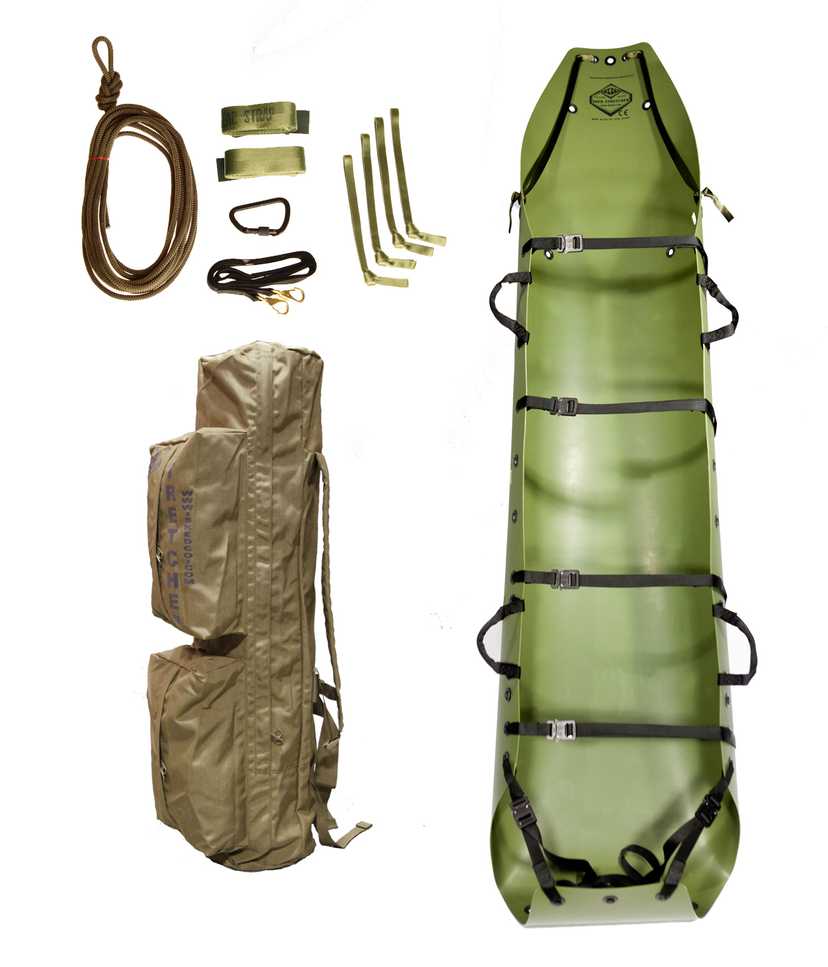 Skedco Rescue Stretcher, SpineX Backboard, Oregon Spine Splint II — photo 8