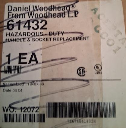 Daniel Woodhead Portable Hanging Explosion-Proof Hand Light w/Spare Bulb - image 11