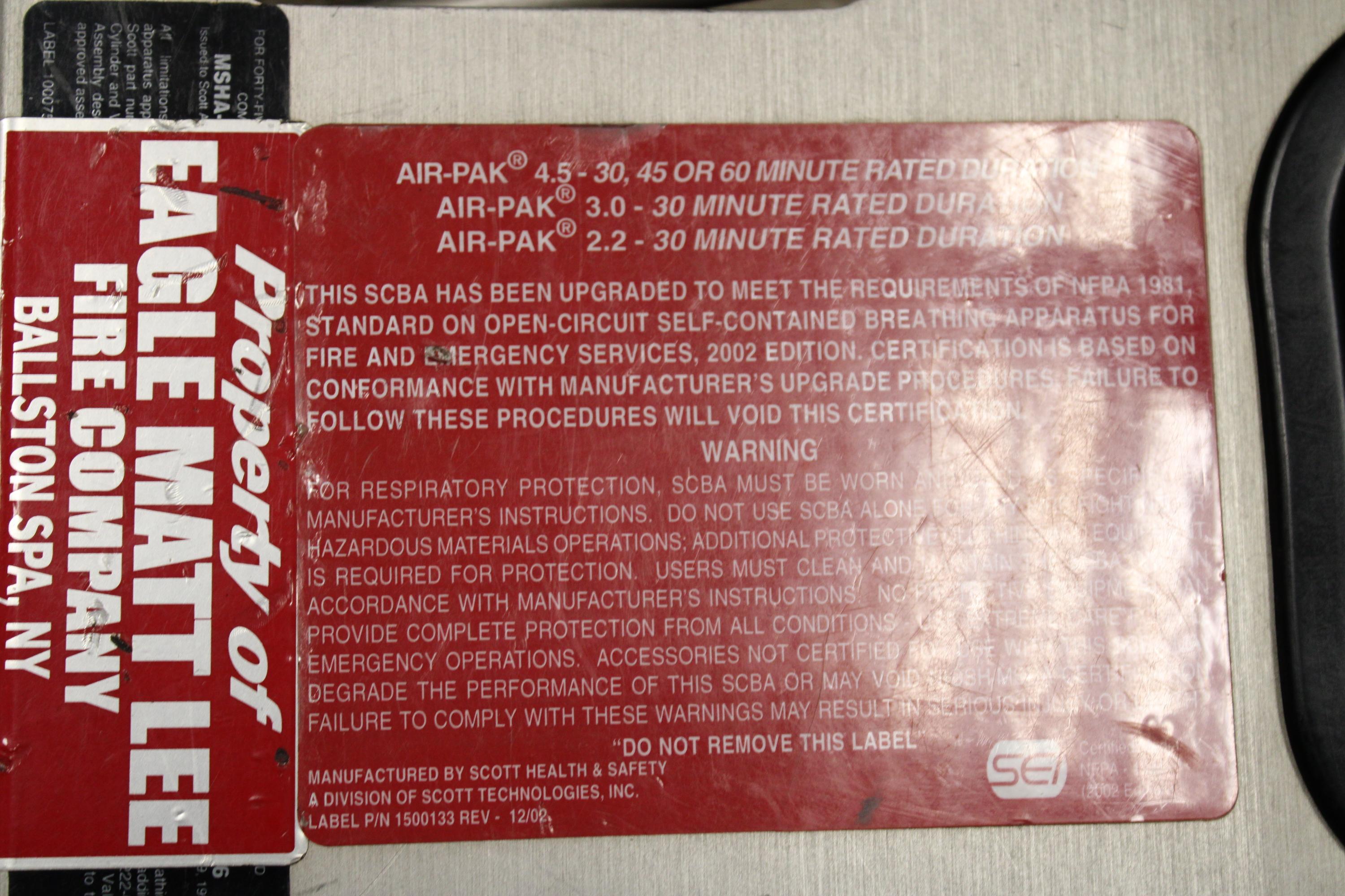 SCBA Scott Air-Pak - image 2