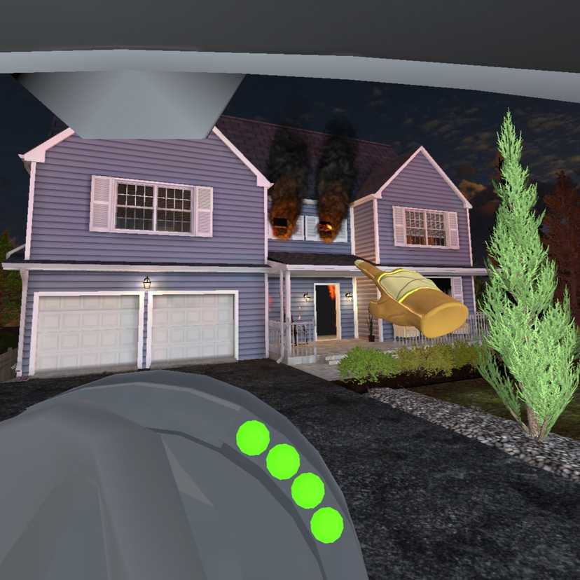 NEw: XpertFire: Virtual Reality Firefighter Training 4-Person Headset — photo 3