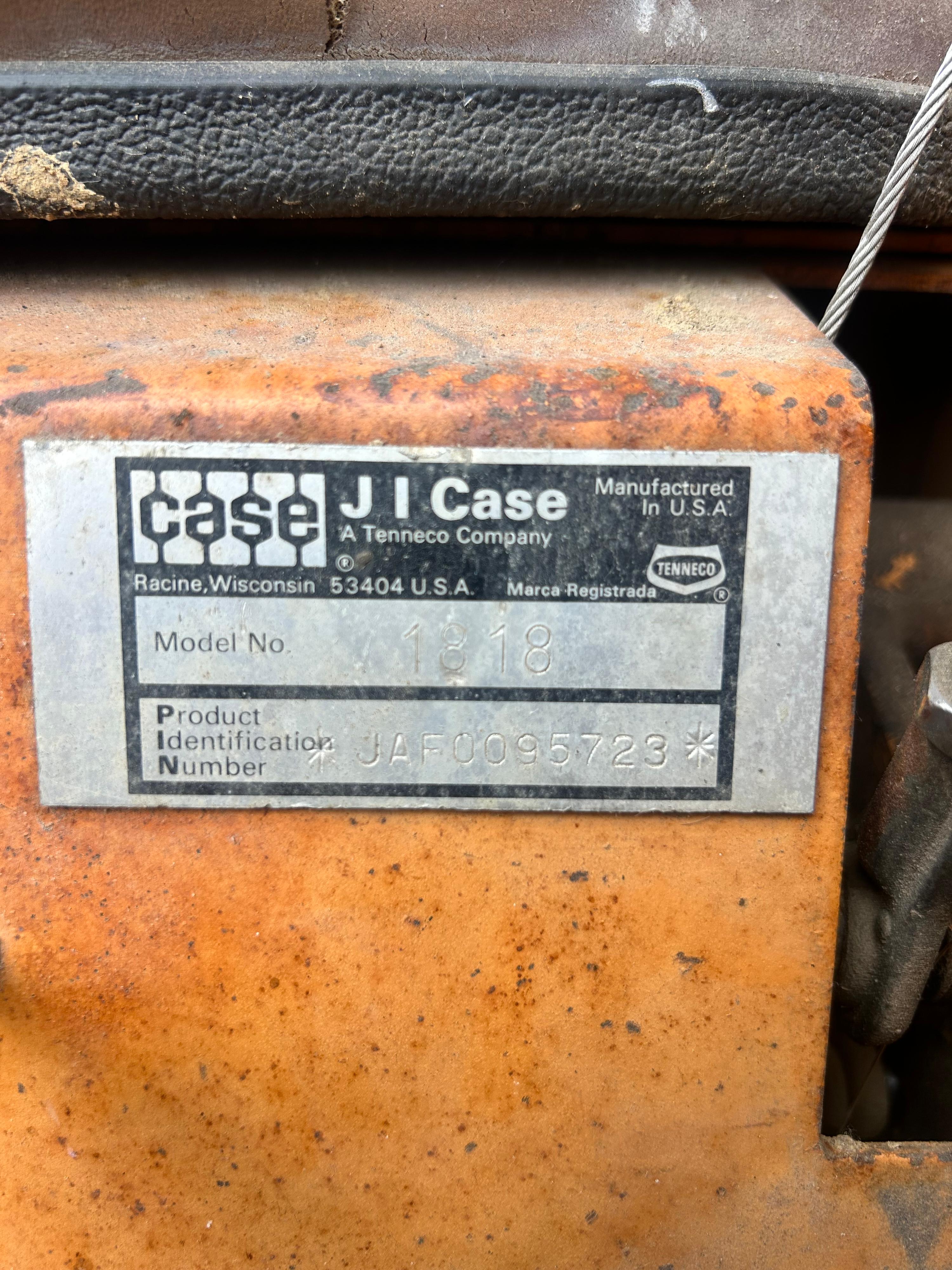 1997 Case 1818 Uni-Loader Skid Steer - image 10