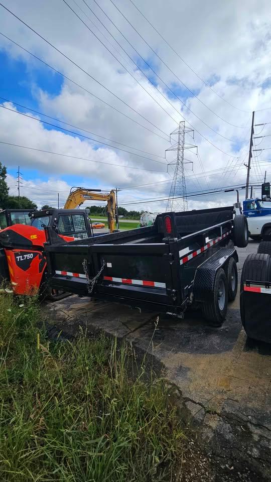 2024 Sure Trac 12 ft Dump Trailer - image 1