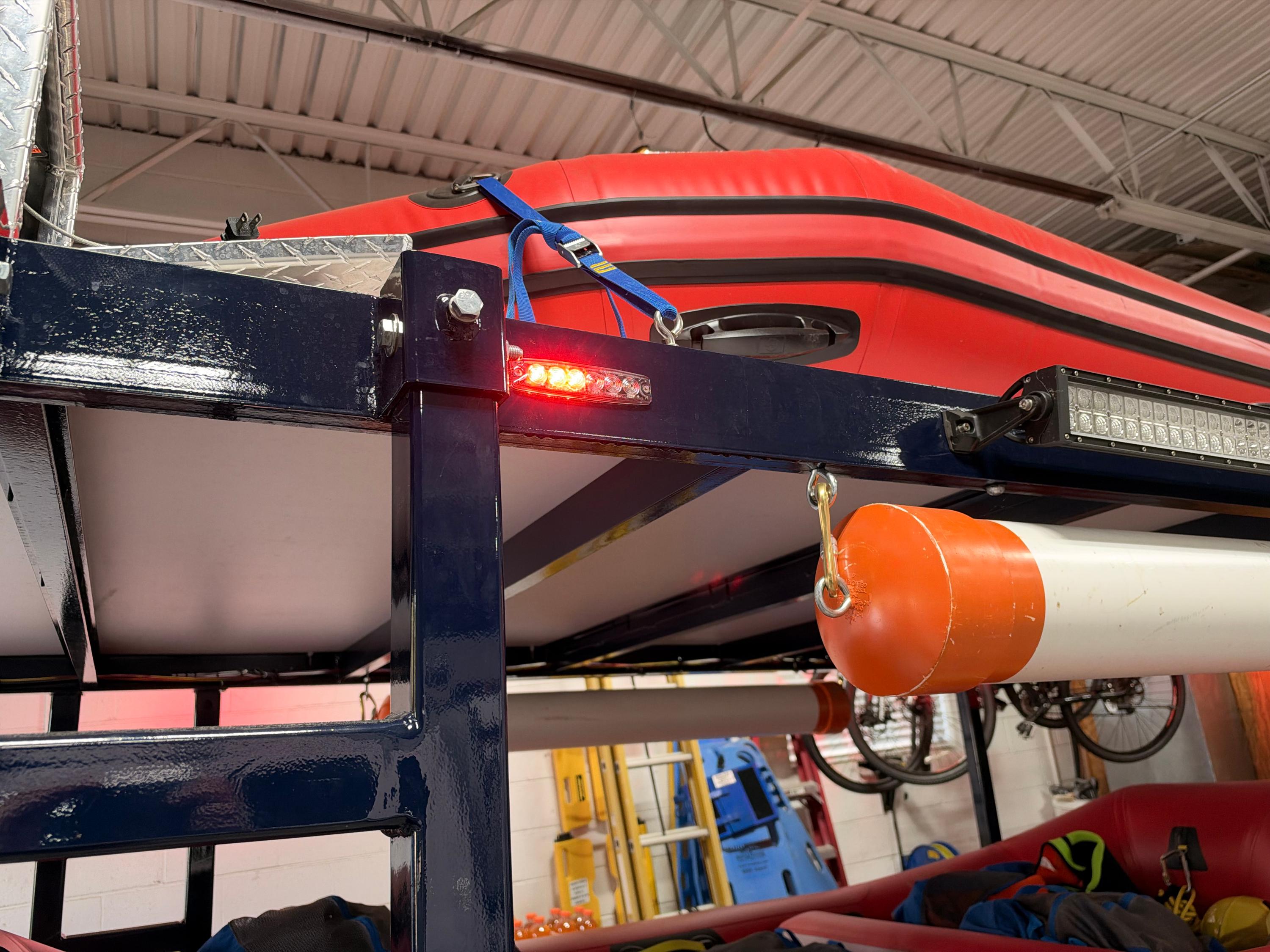2021 Loadmaster Swift Water Rescue Trailer Package – Mercury 25 Jet, 3 Rescue Boats, LED Lighting, Like New - image 32