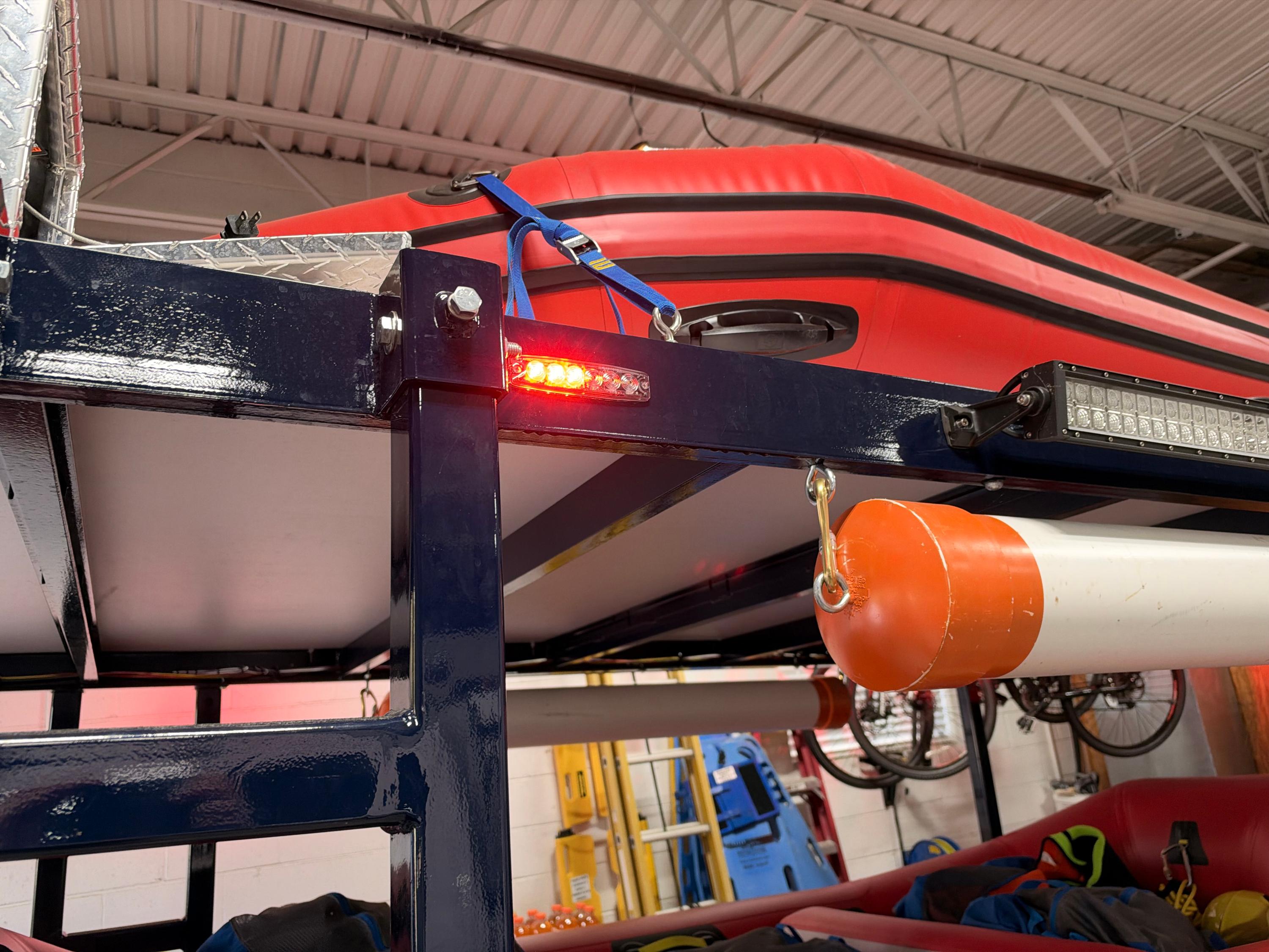 2021 Loadmaster Swift Water Rescue Trailer Package – Mercury 25 Jet, 3 Rescue Boats, LED Lighting, Like New - image 50