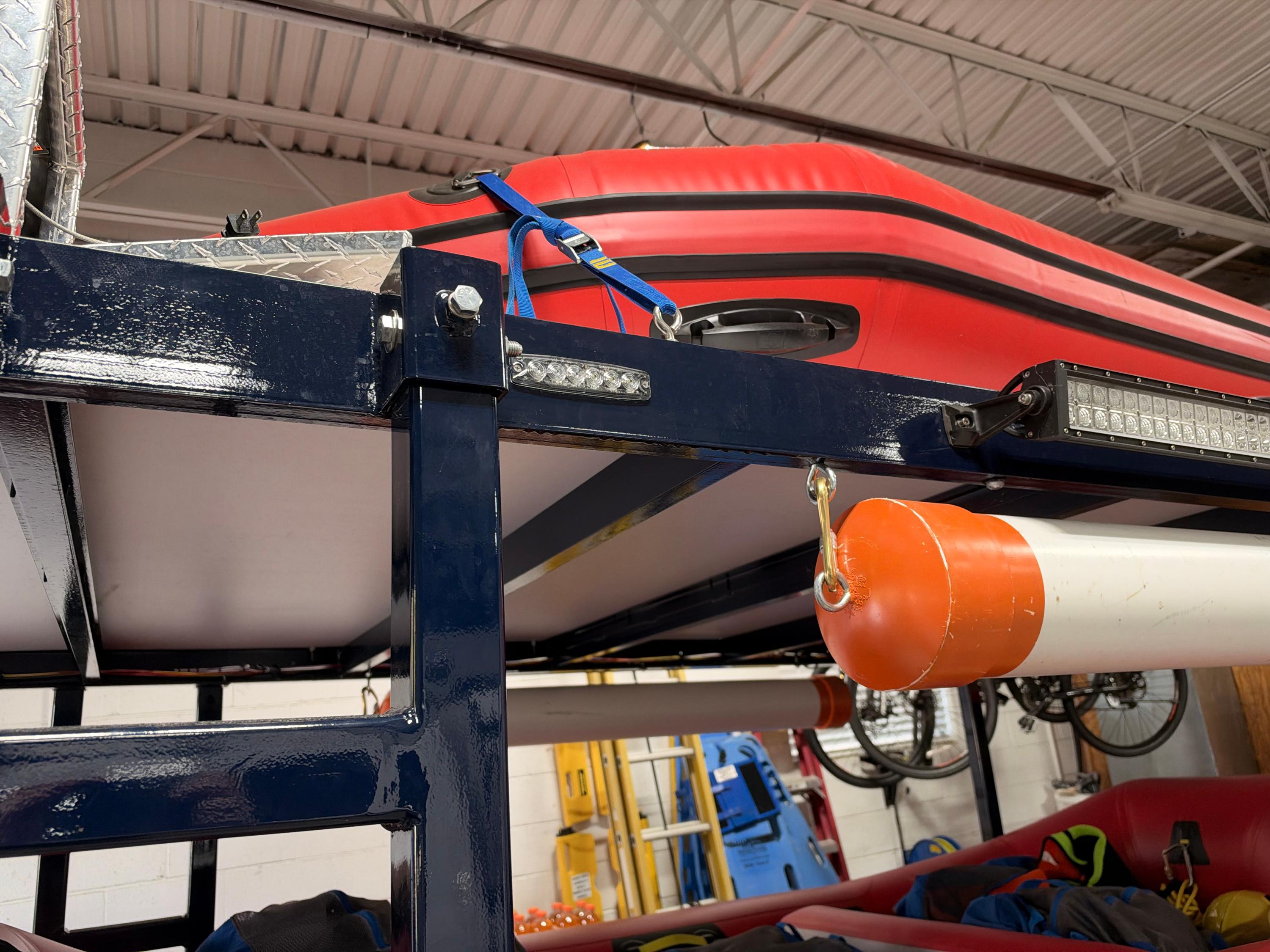 2021 Loadmaster Swift Water Rescue Trailer Package – Mercury 25 Jet, 3 Rescue Boats, LED Lighting, Like New - image 11