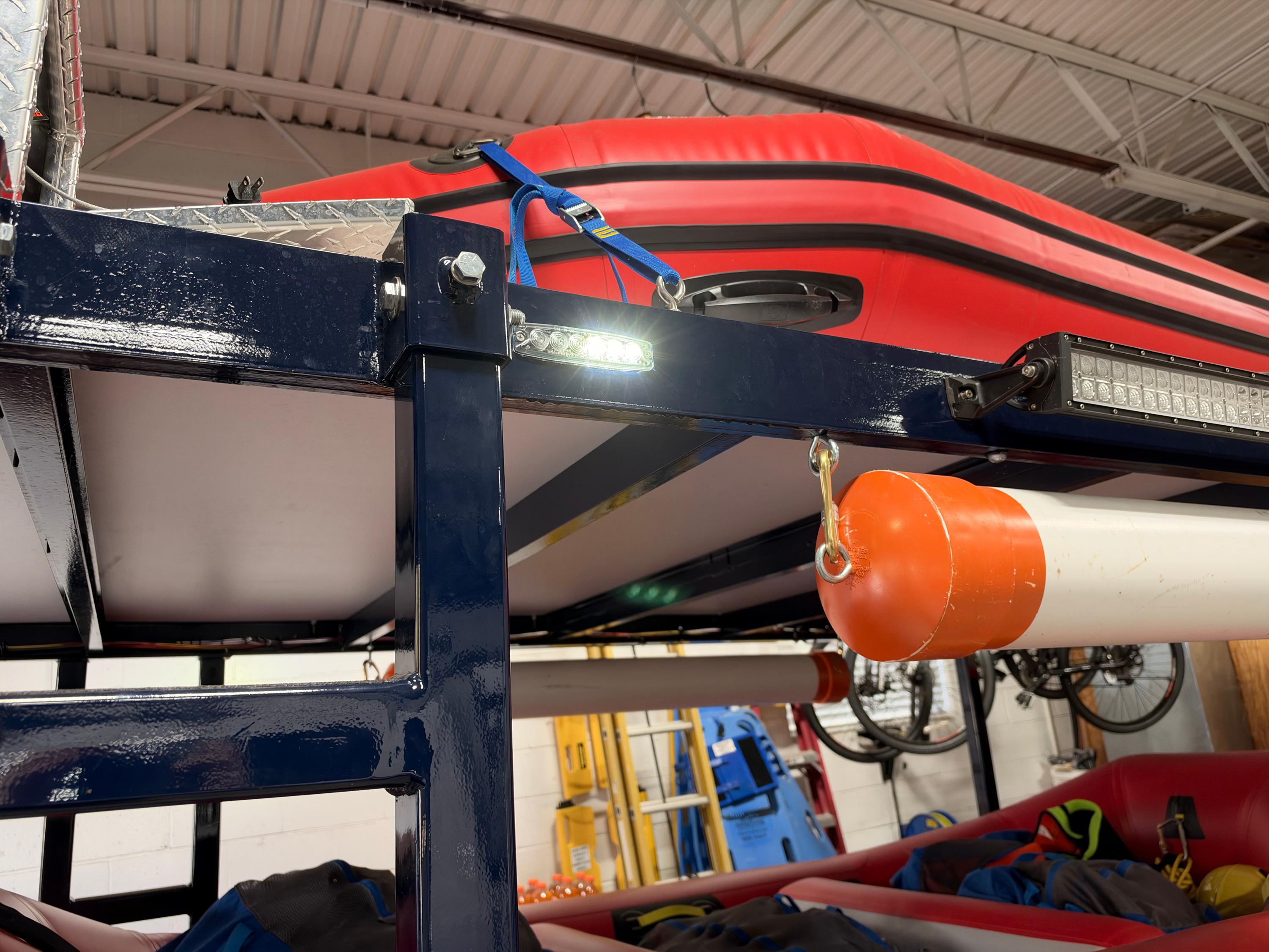2021 Loadmaster Swift Water Rescue Trailer Package – Mercury 25 Jet, 3 Rescue Boats, LED Lighting, Like New - image 35