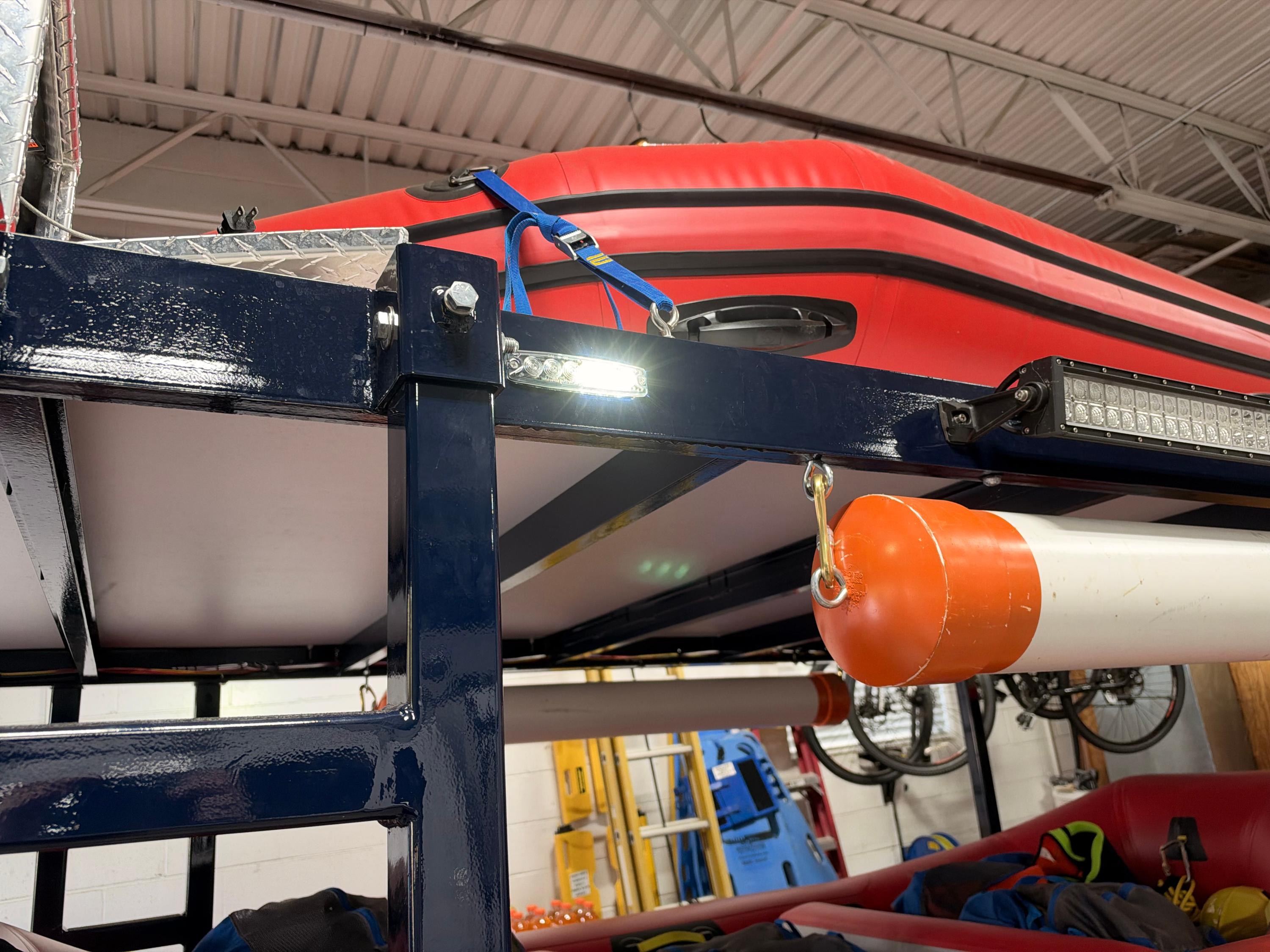 2021 Loadmaster Swift Water Rescue Trailer Package – Mercury 25 Jet, 3 Rescue Boats, LED Lighting, Like New - image 33