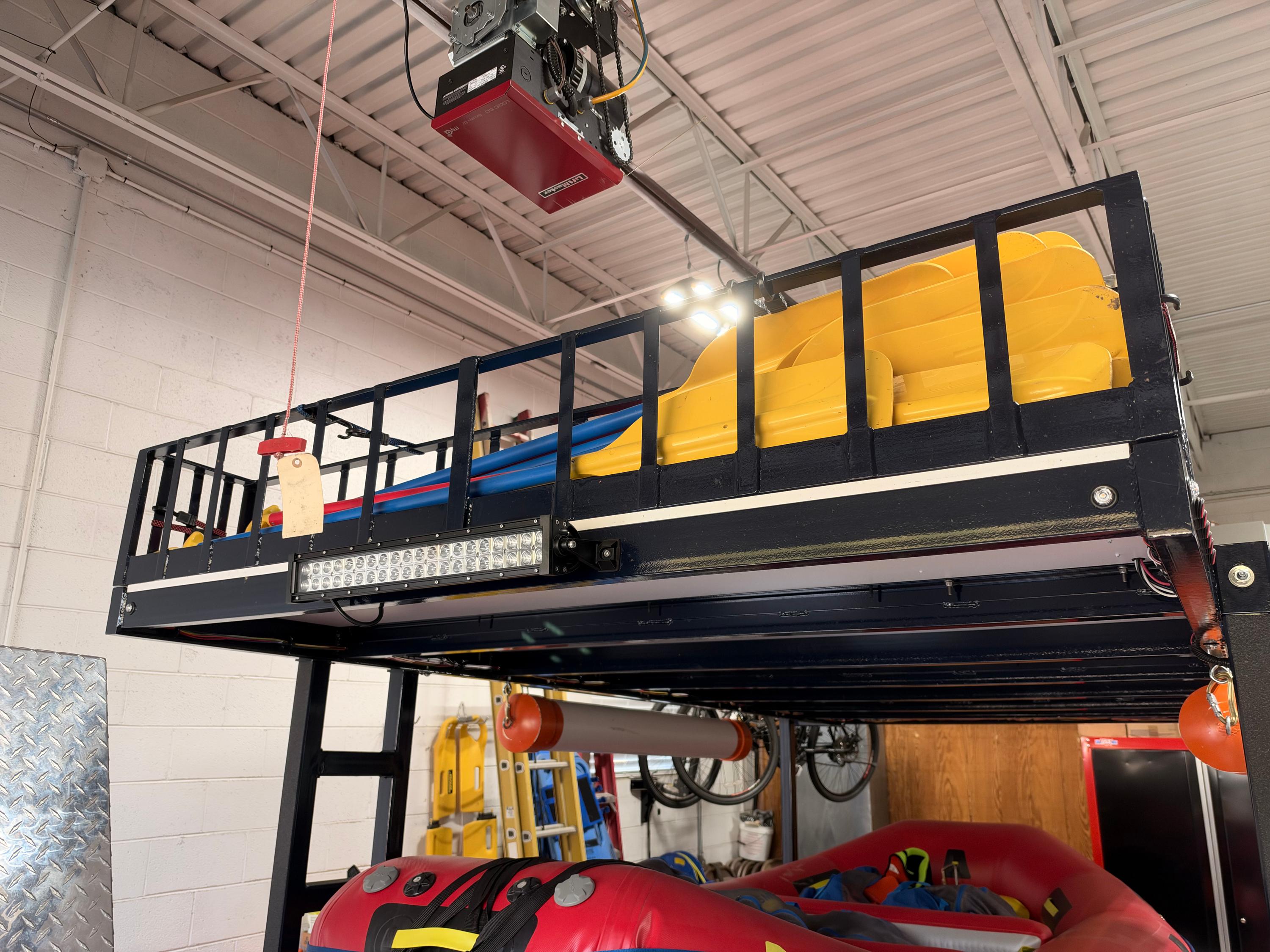2021 Loadmaster Swift Water Rescue Trailer Package – Mercury 25 Jet, 3 Rescue Boats, LED Lighting, Like New - image 46