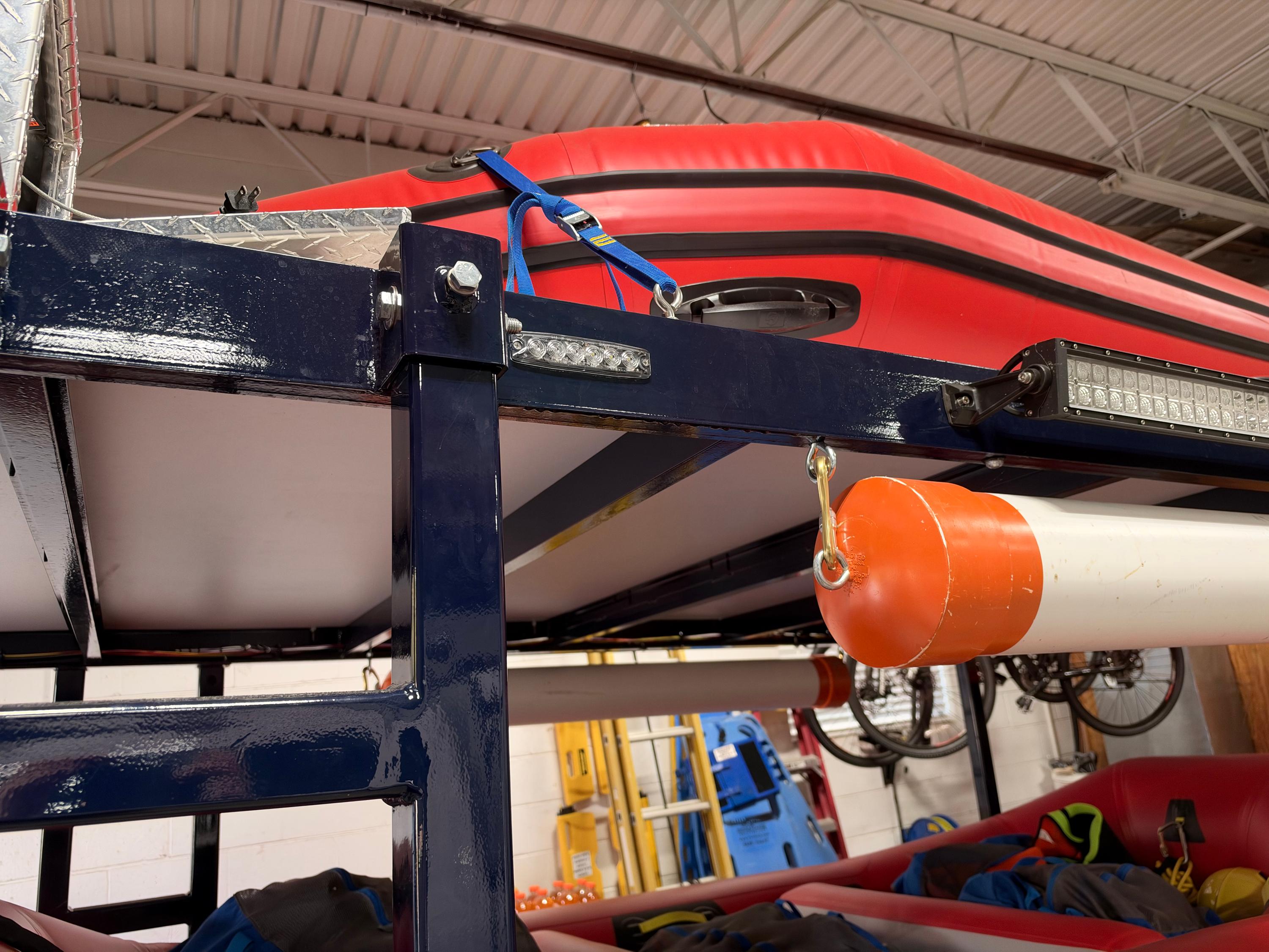2021 Loadmaster Swift Water Rescue Trailer Package – Mercury 25 Jet, 3 Rescue Boats, LED Lighting, Like New - image 34