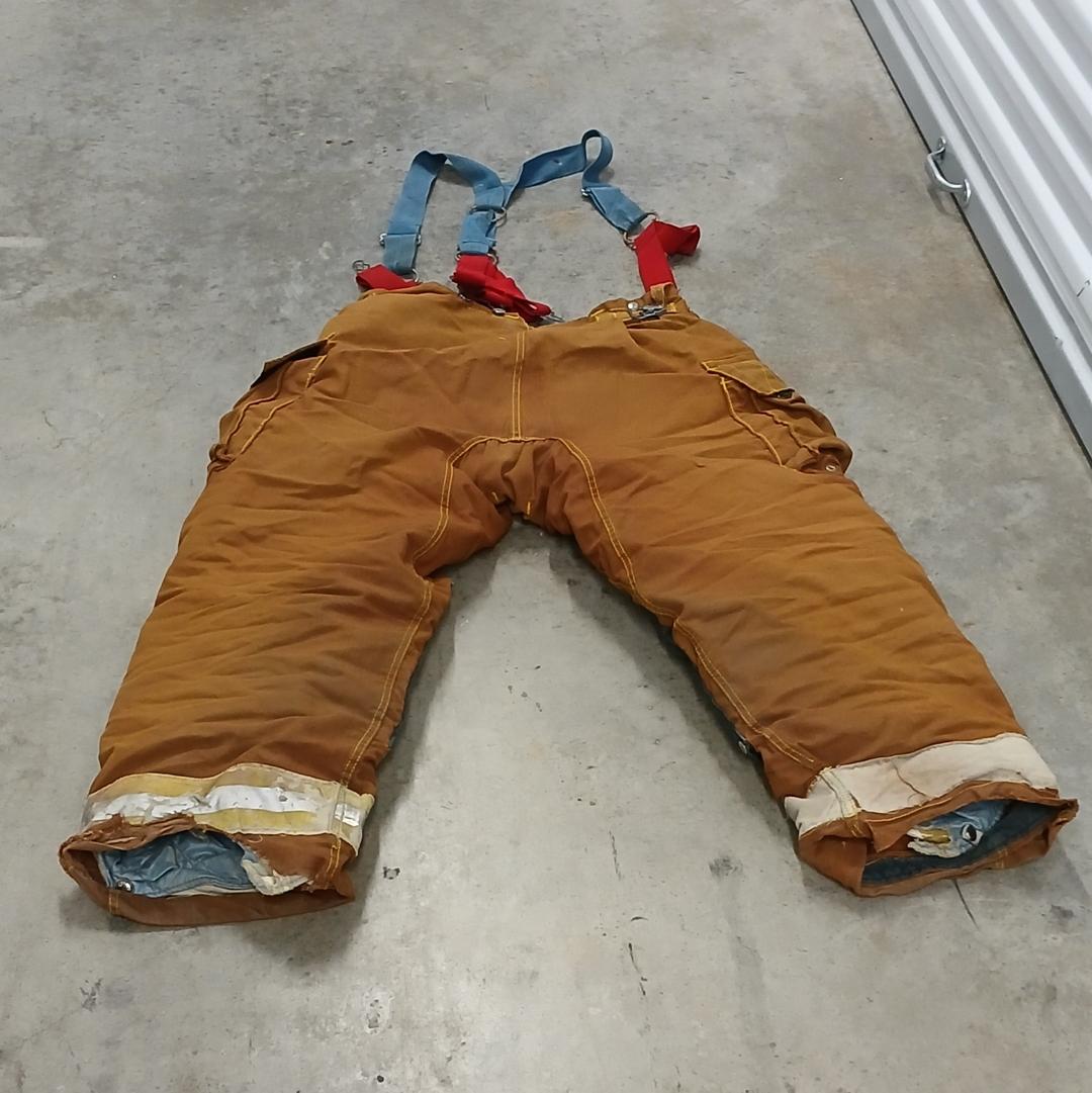 Firefighter morning pride turnout Pants W Suspenders 42 × 35