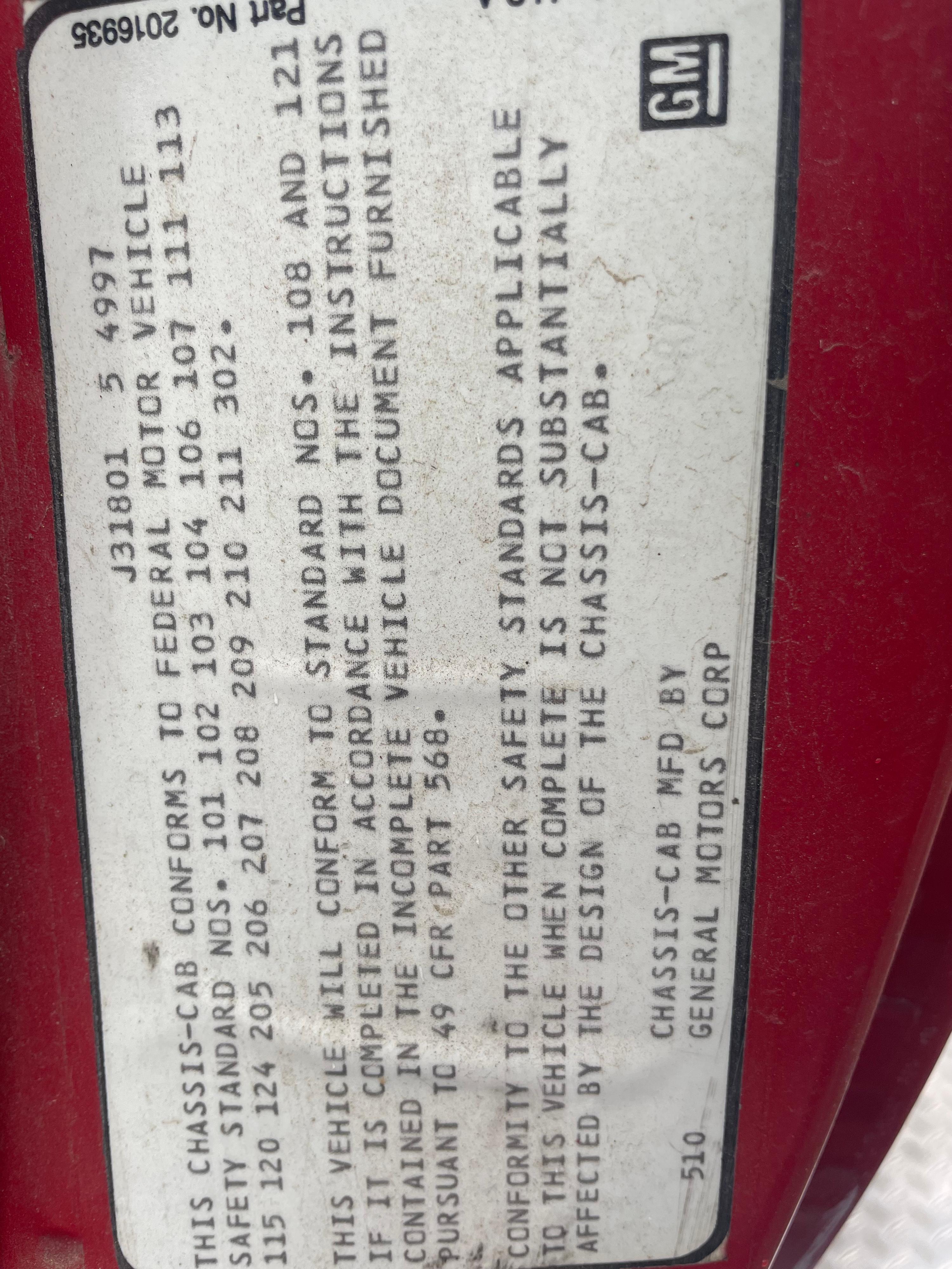 1988 4 Guys GMC Pumper Tanker - image 11