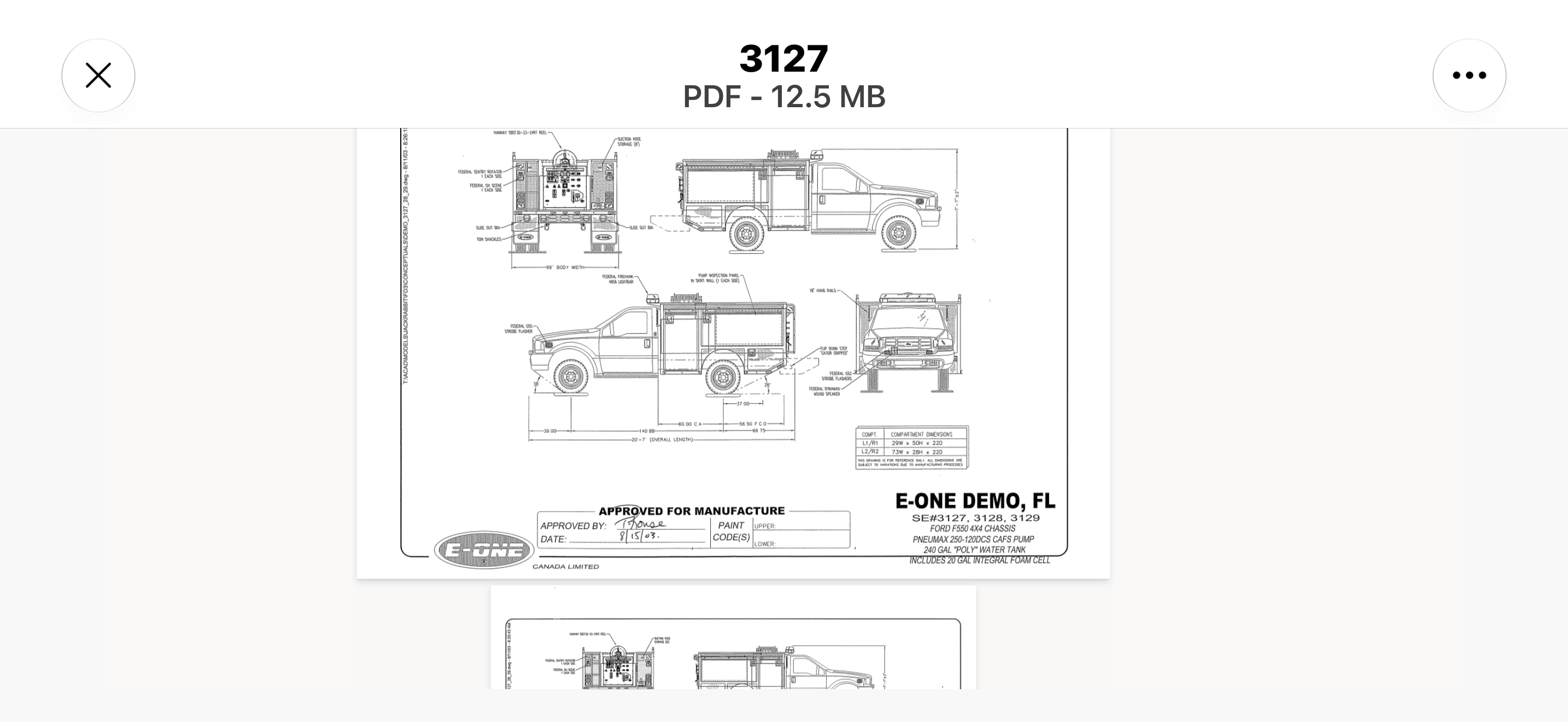 2003 E-One Ford 4x4 Mini Pumper - image 81