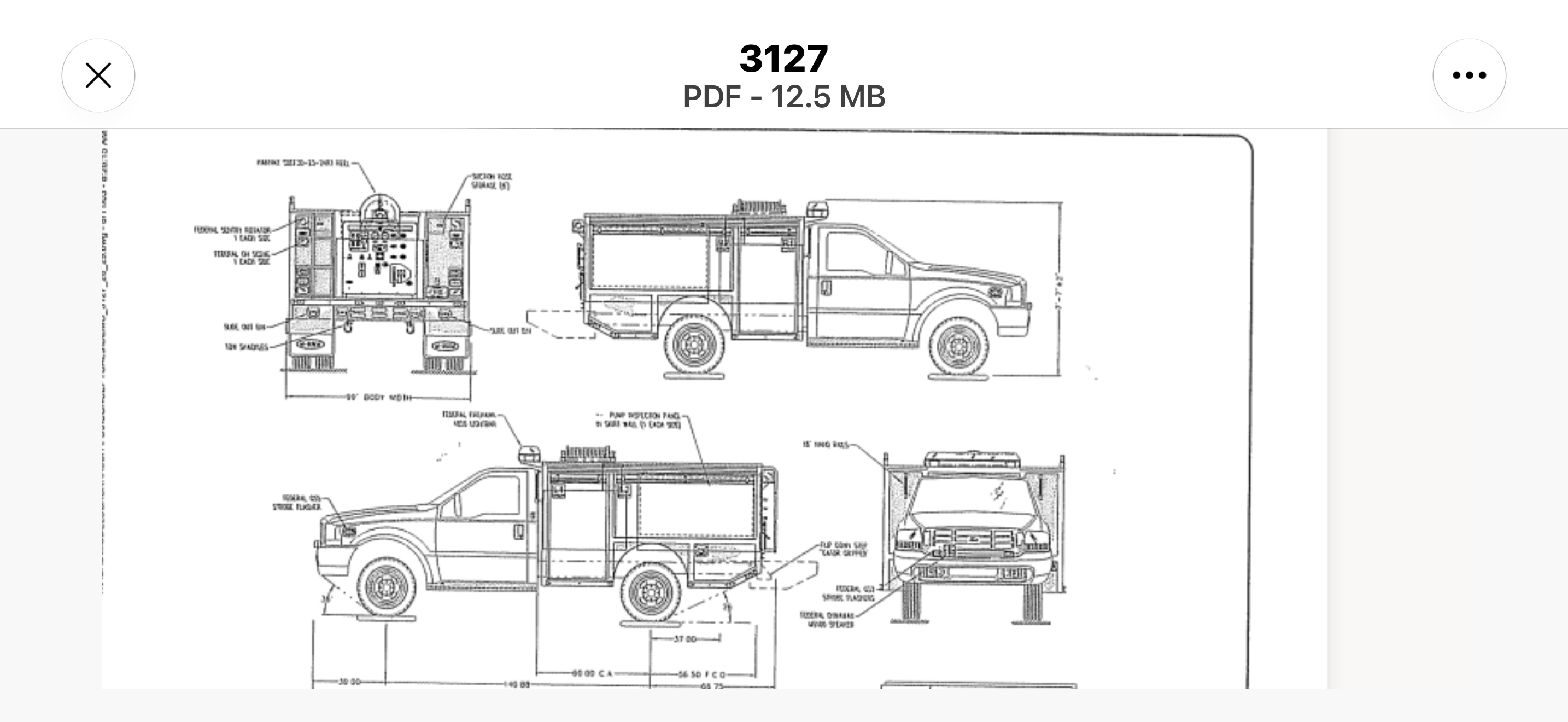 2003 E-One Ford 4x4 Mini Pumper - image 79