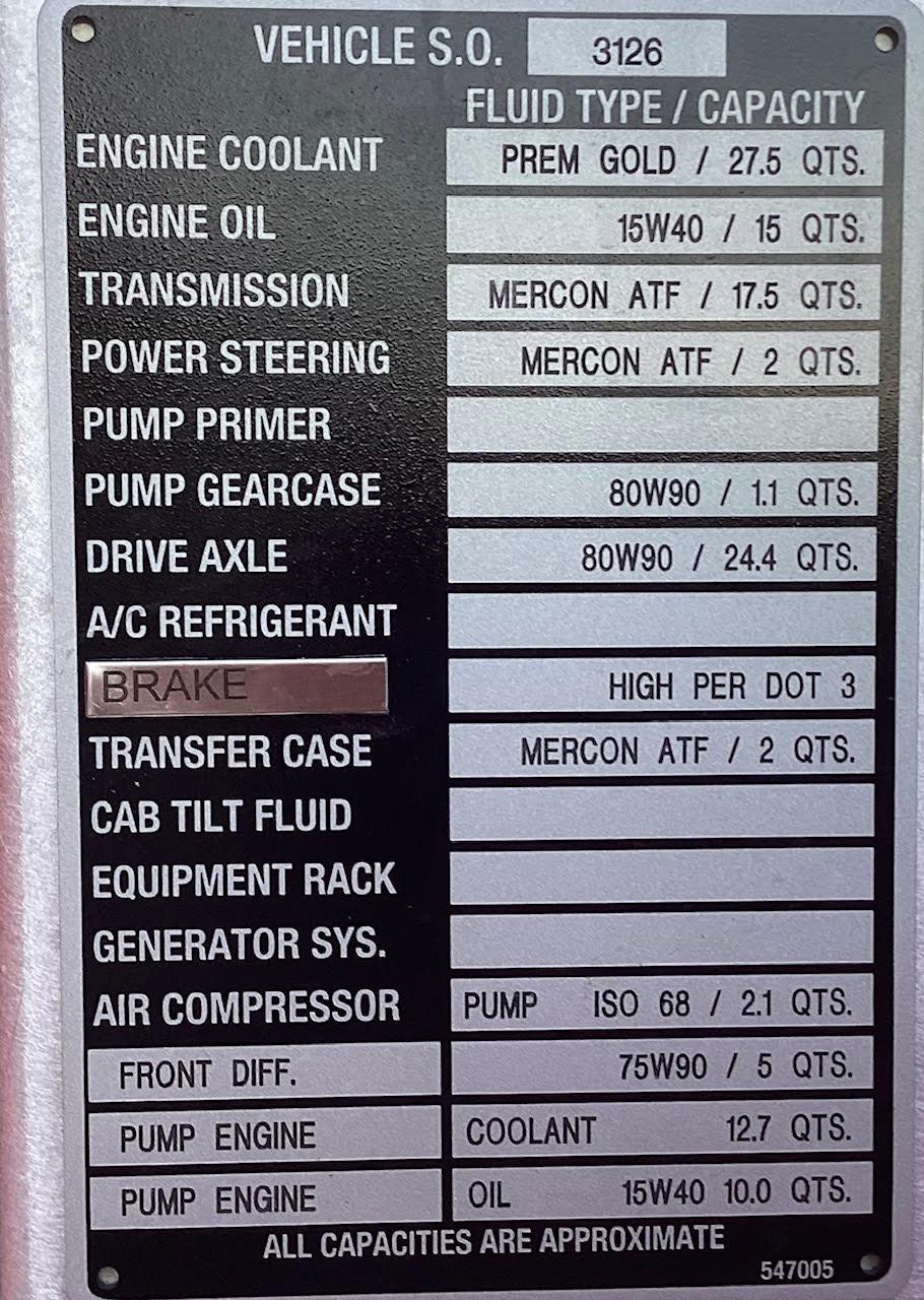 2003 E-One Ford 4x4 Mini Pumper - image 76