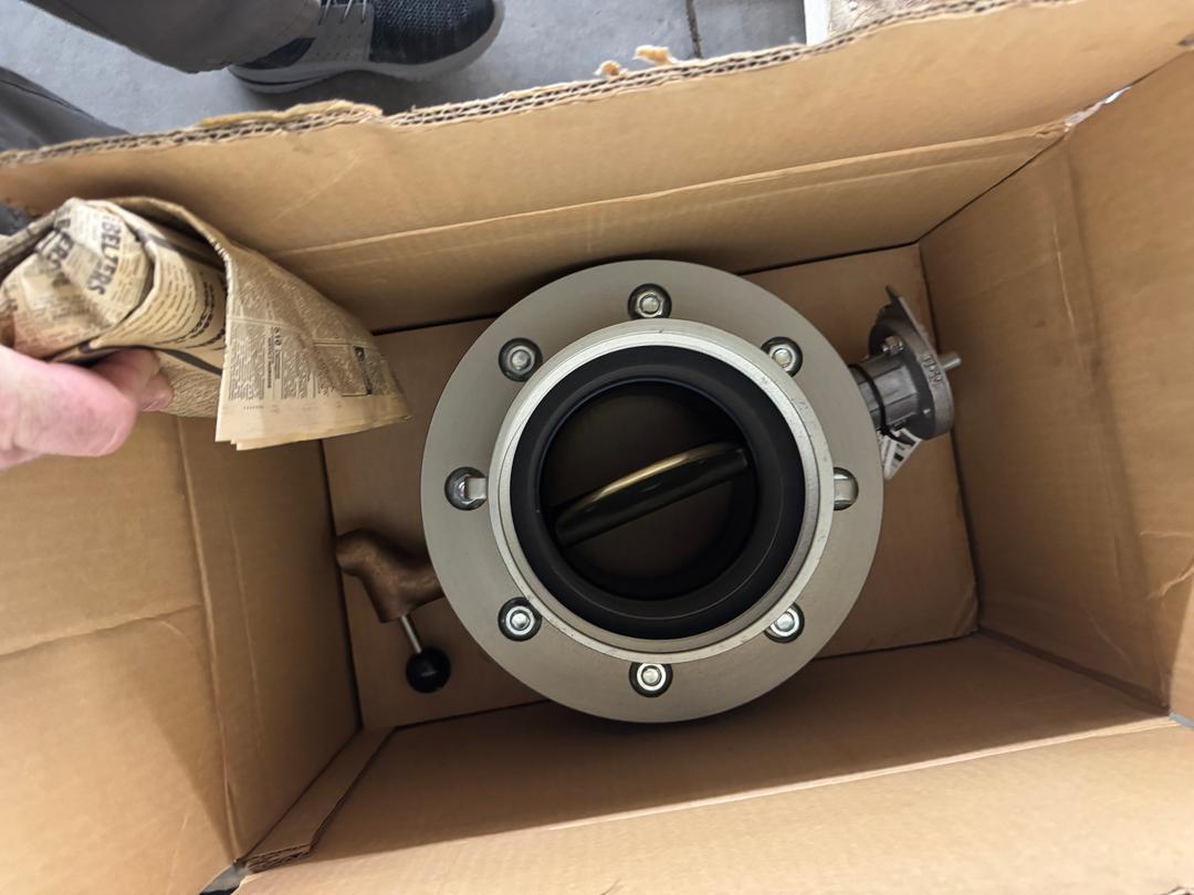 South Park 6” handle style butterfly valve
