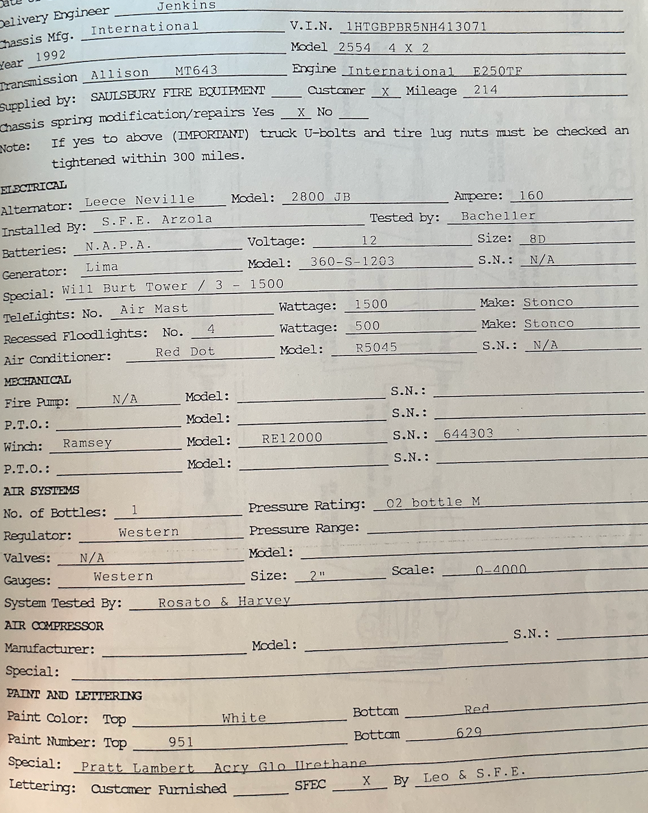 1992 Saulsbury International Heavy Rescue - image 7
