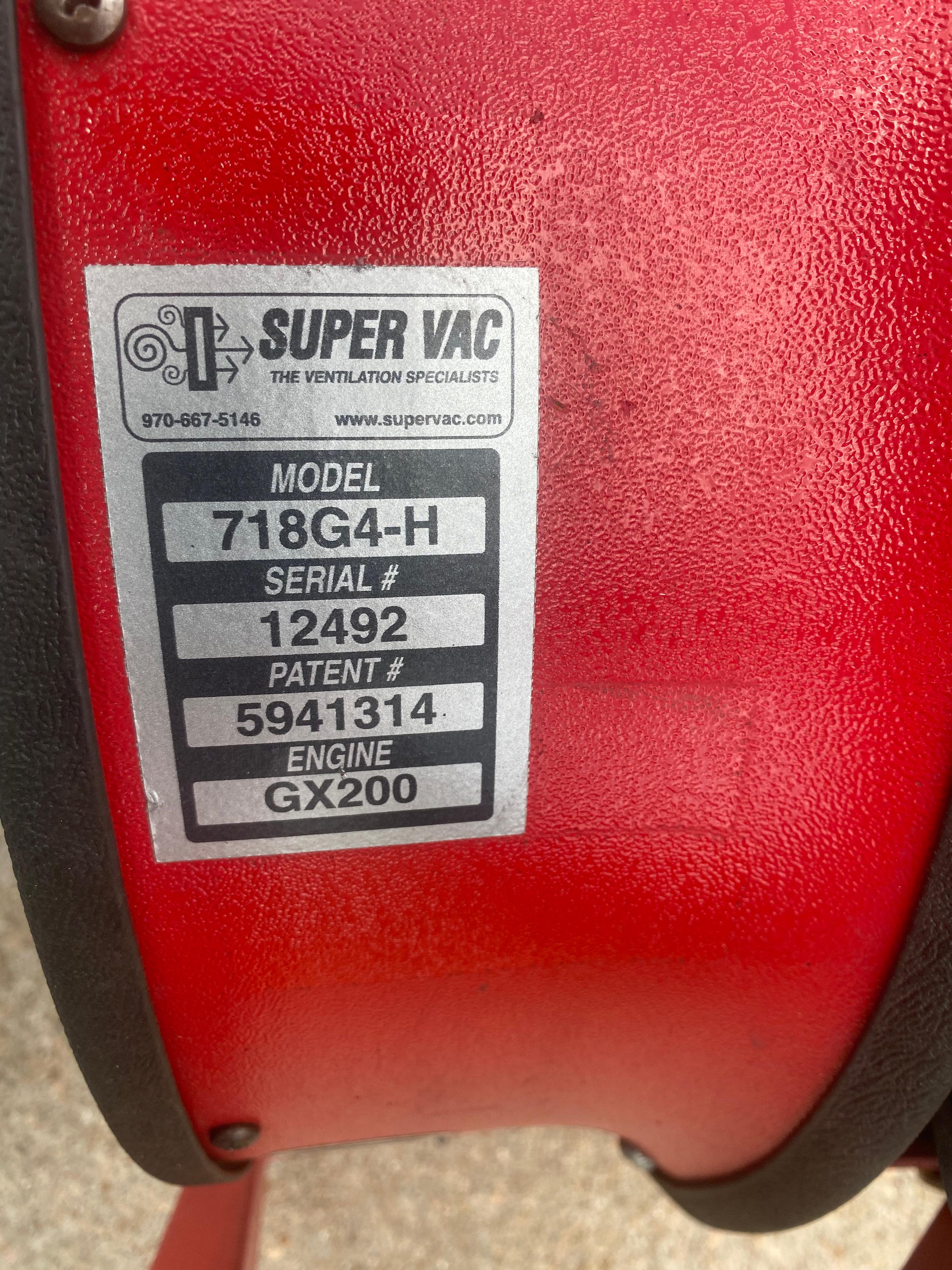 Super Vac 18" gas powered positive pressure fan (quantity of 20 available) - image 3