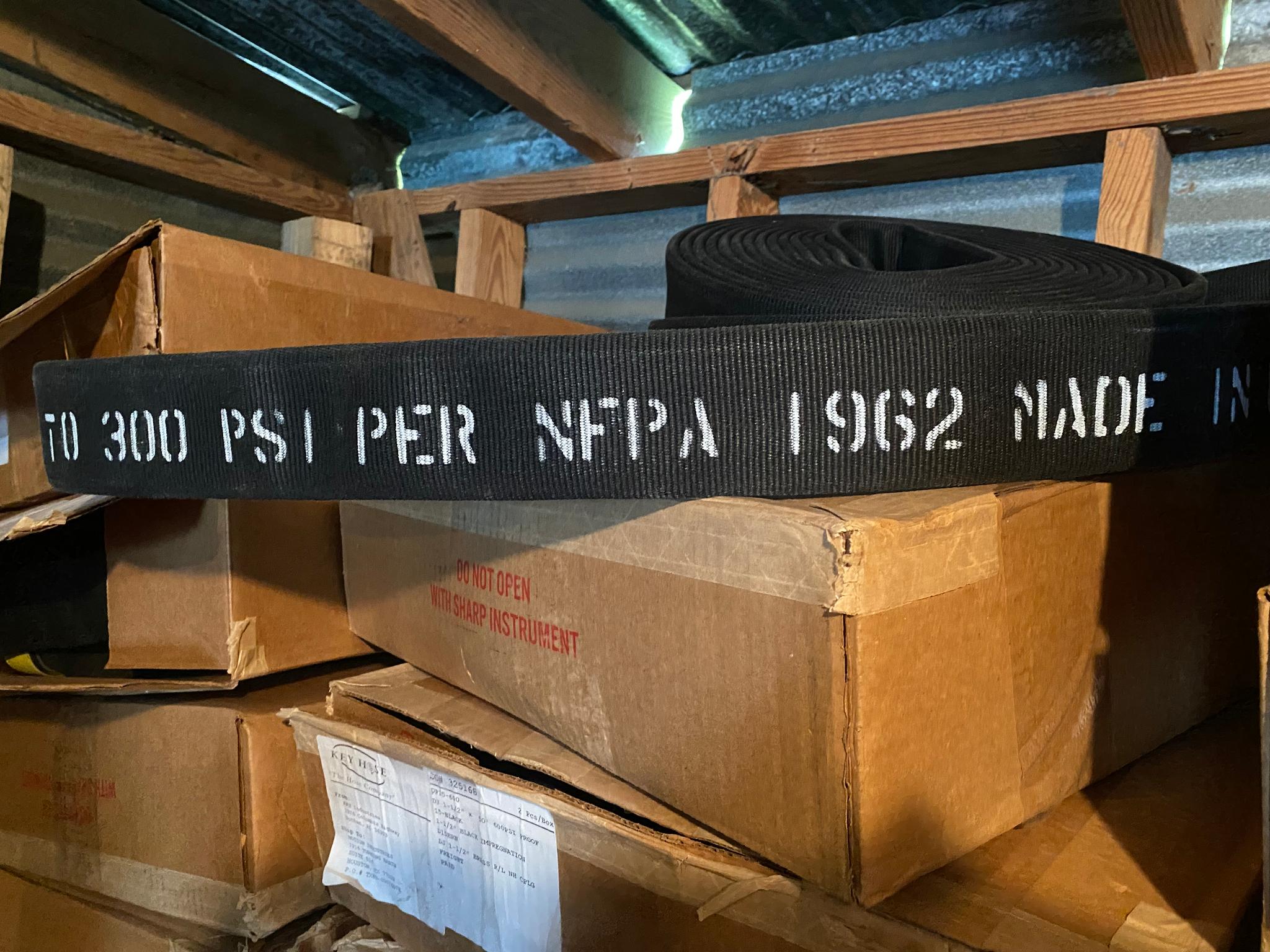 150' of 1 1/2'' NH and Two Expired Scott Bottles - image 1
