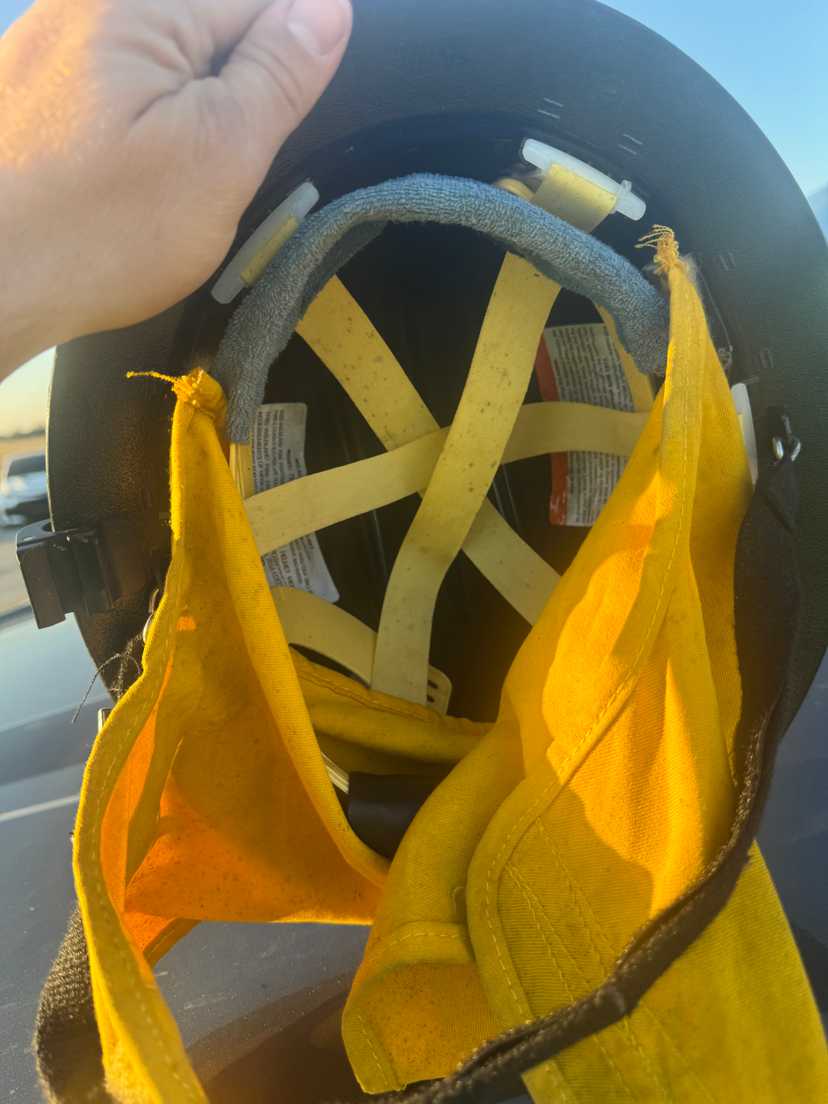 Bullard Full Brim Helmet with Ratchet Suspension — photo 5