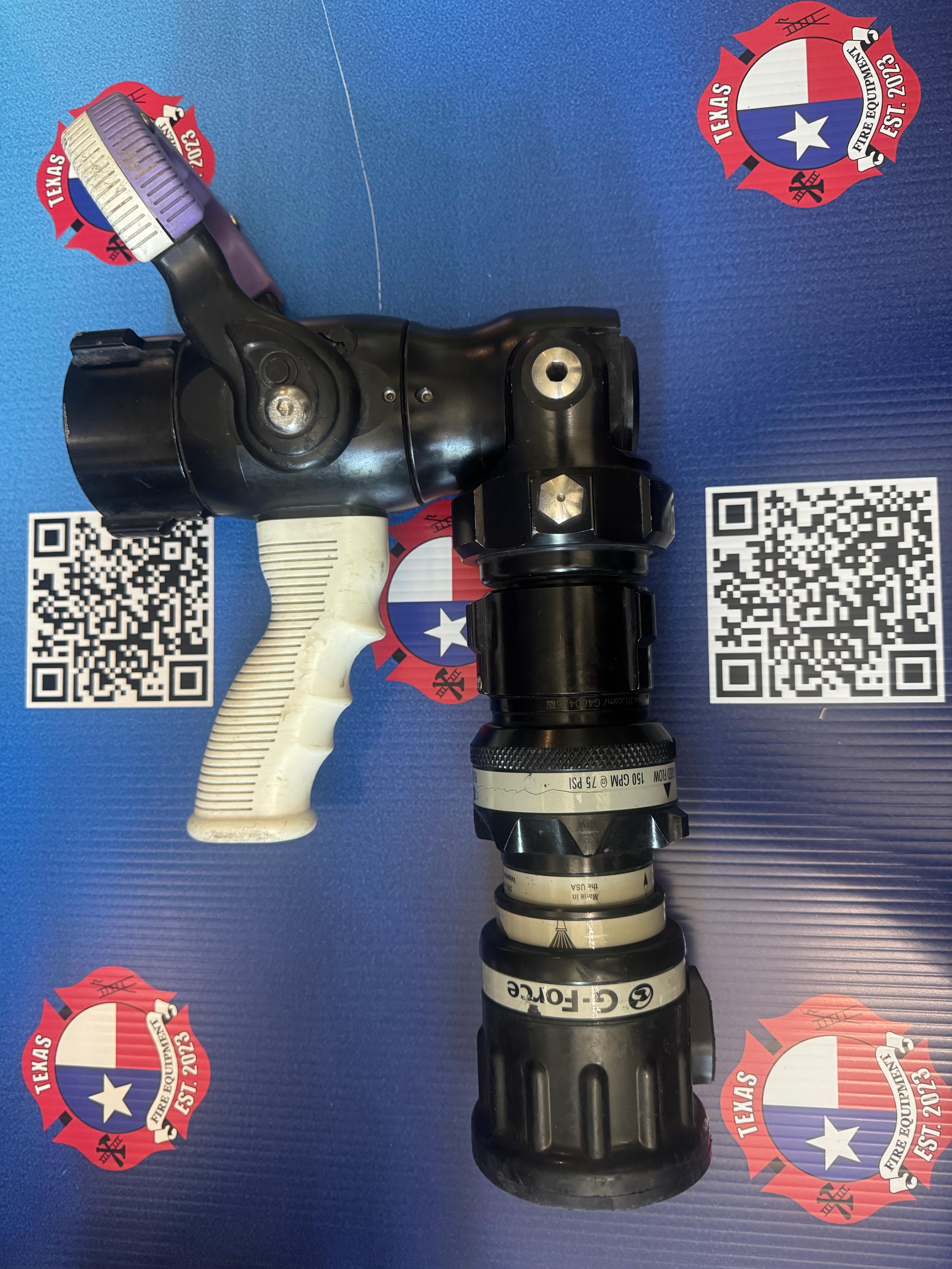 TFT 1.5” Flip Tip Nozzle - 150 GPM Fog & 1-1/8” Smooth Bore - image 4