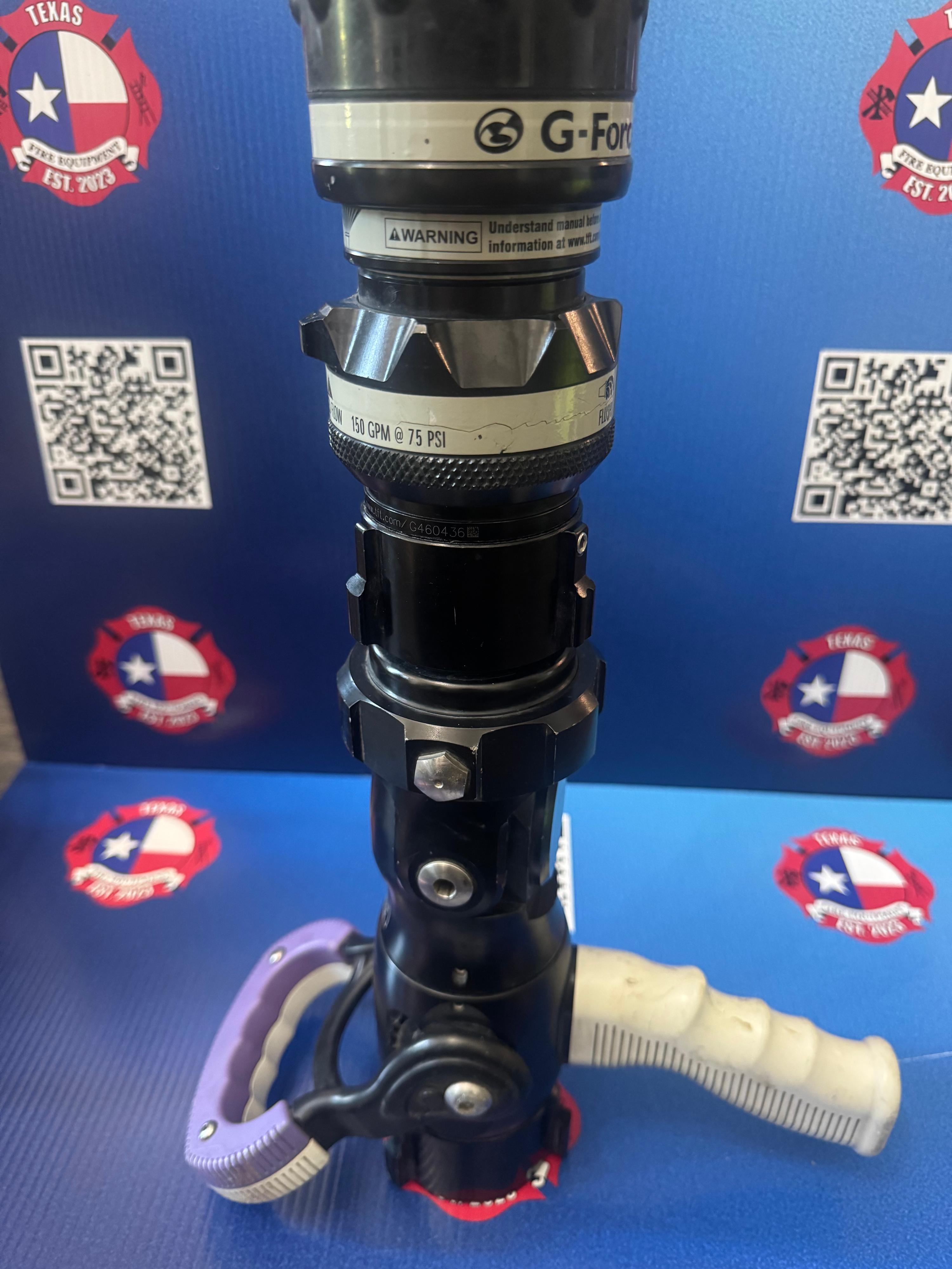 TFT 1.5” Flip Tip Nozzle - 150 GPM Fog & 1-1/8” Smooth Bore - image 1