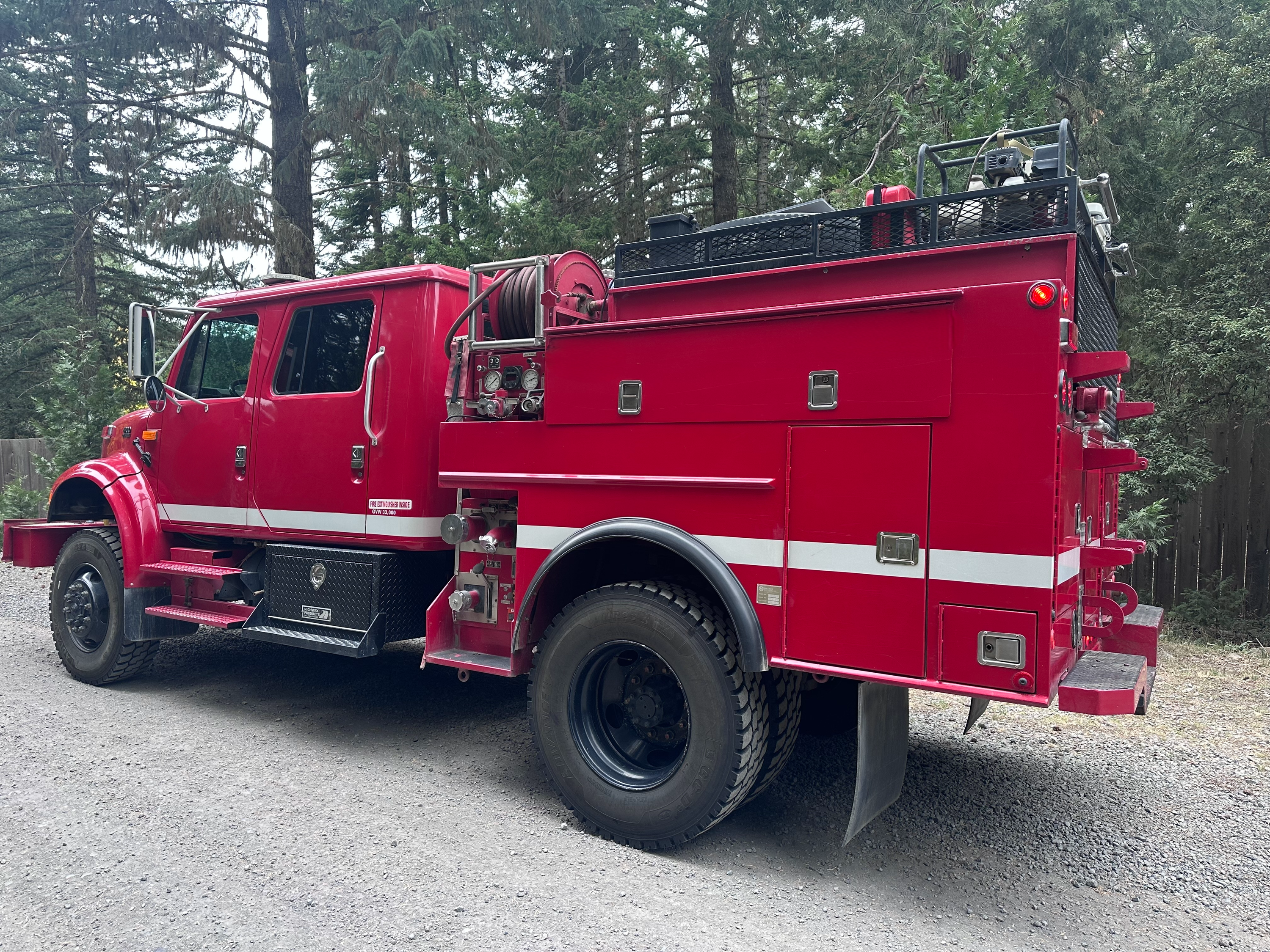 1998 International 4900 4x4 Wildland Unit - image 6