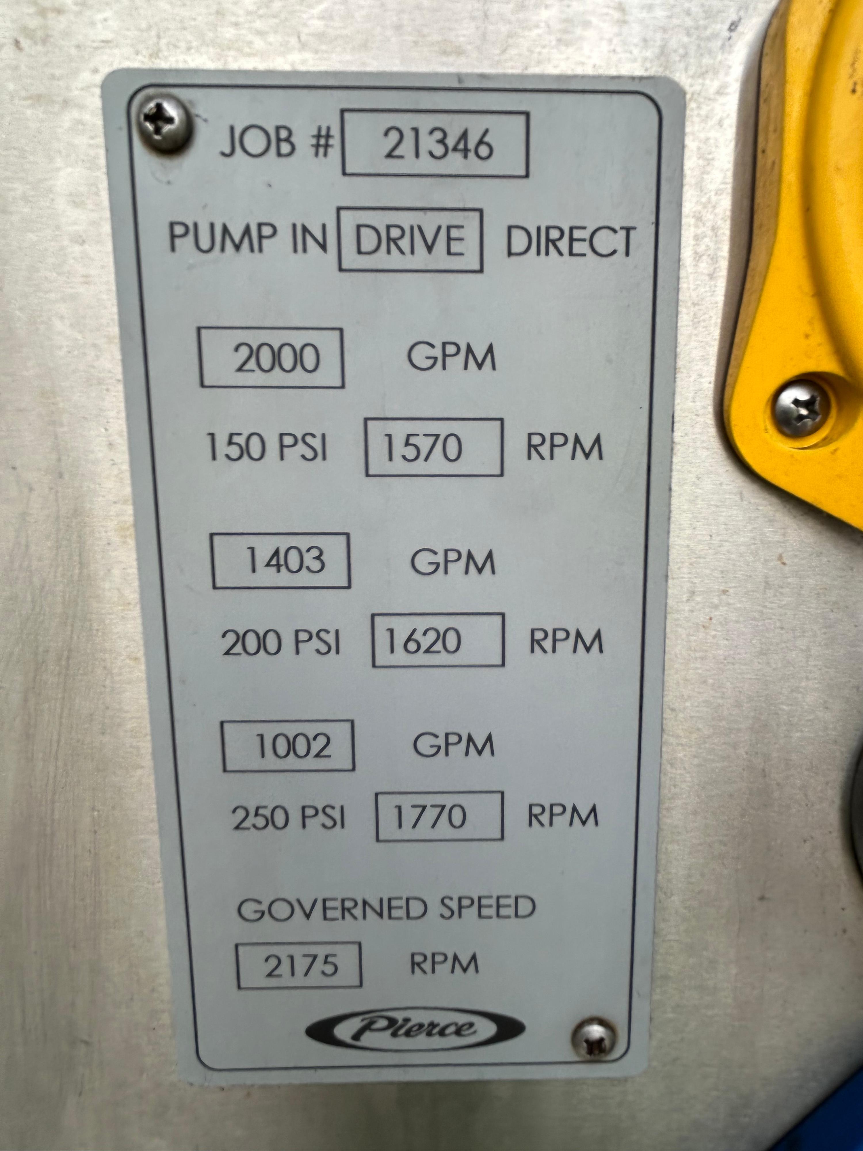 2009 Pierce Arrow XT TAK 4 Pumper - image 18