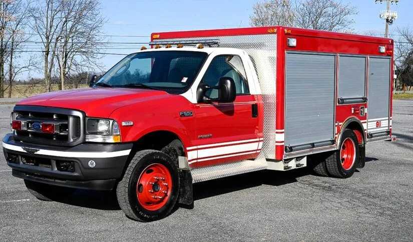 2004 Ford Pierce 4X4 Light Rescue / Utility Truck