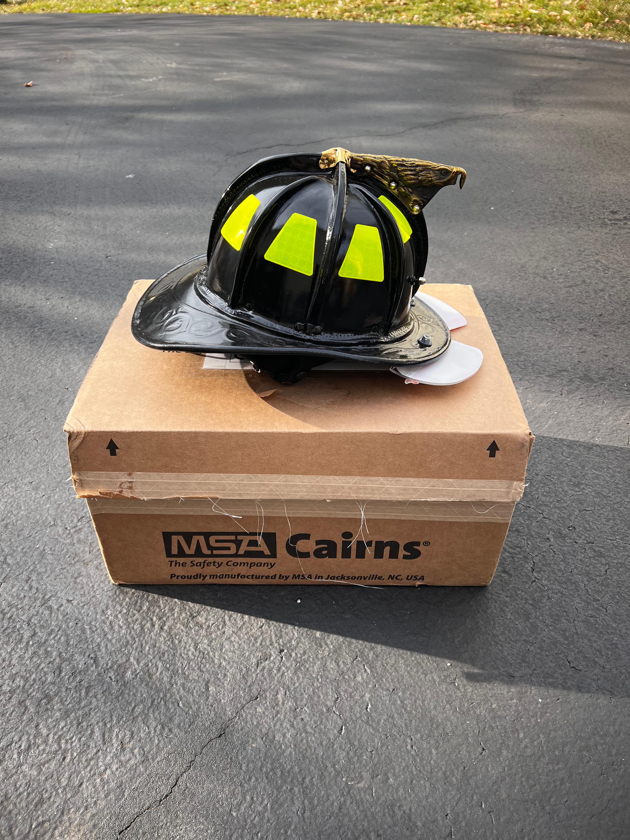 New Cairns N5A Leather Fire Helmet (Medium) - image 1