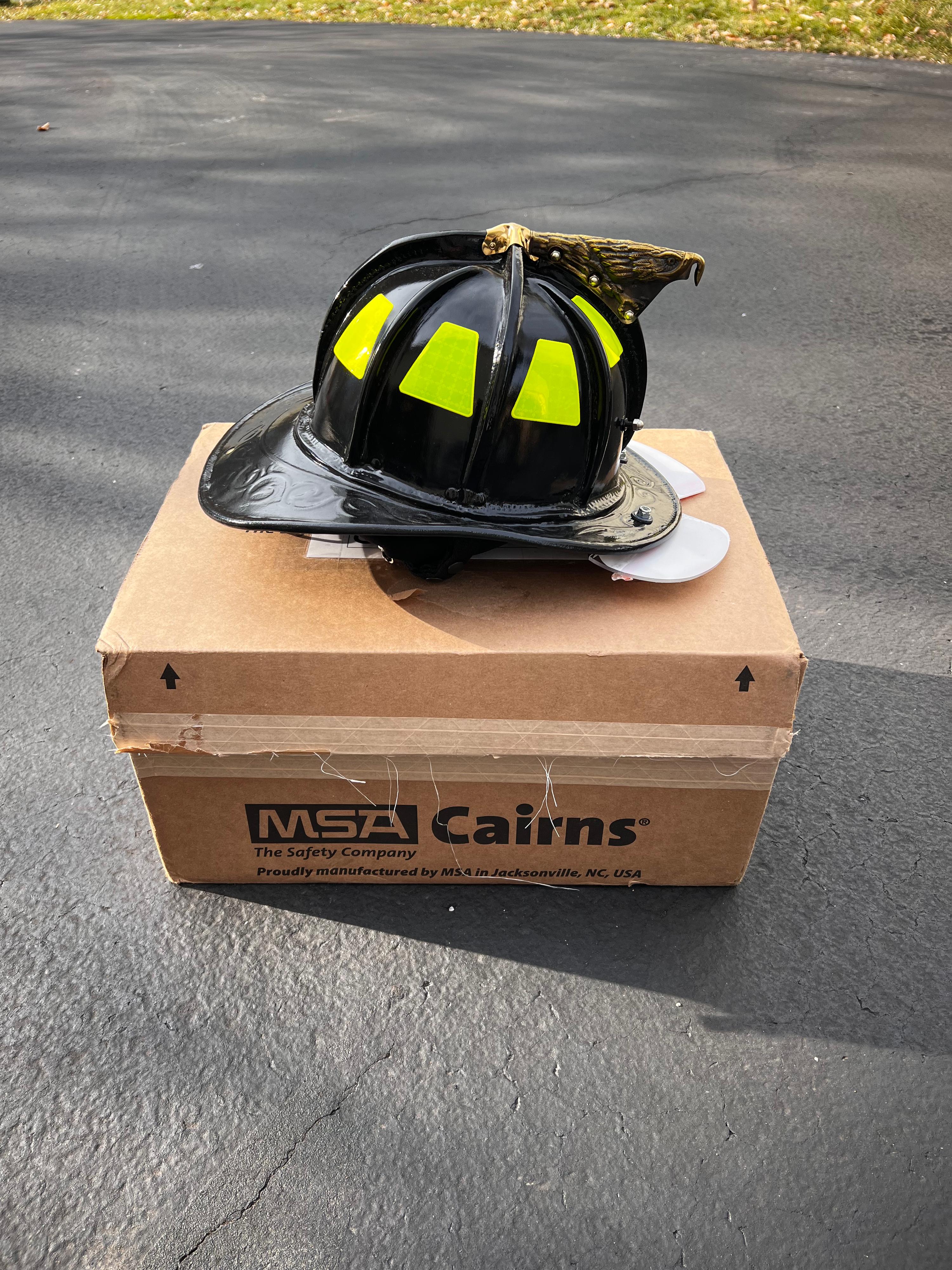 New Cairns N5A Leather Fire Helmet (Medium) - image 1