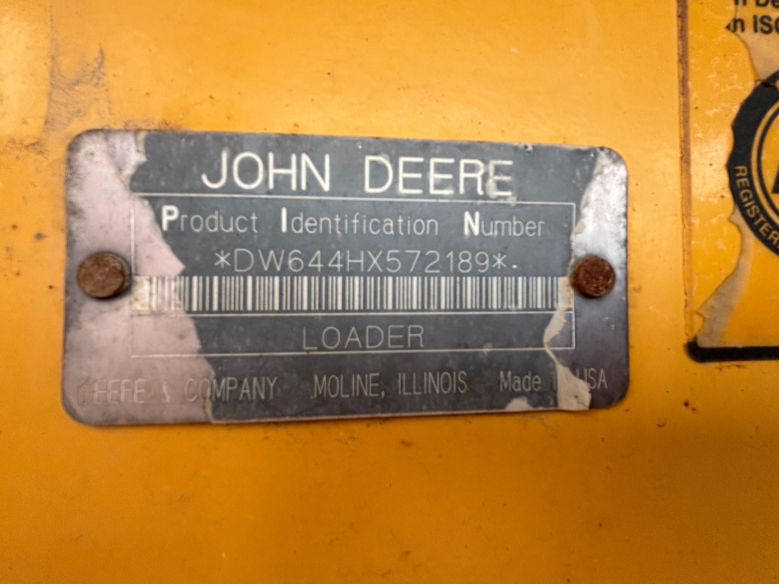 1999 John Deere 644H Loader - image 32