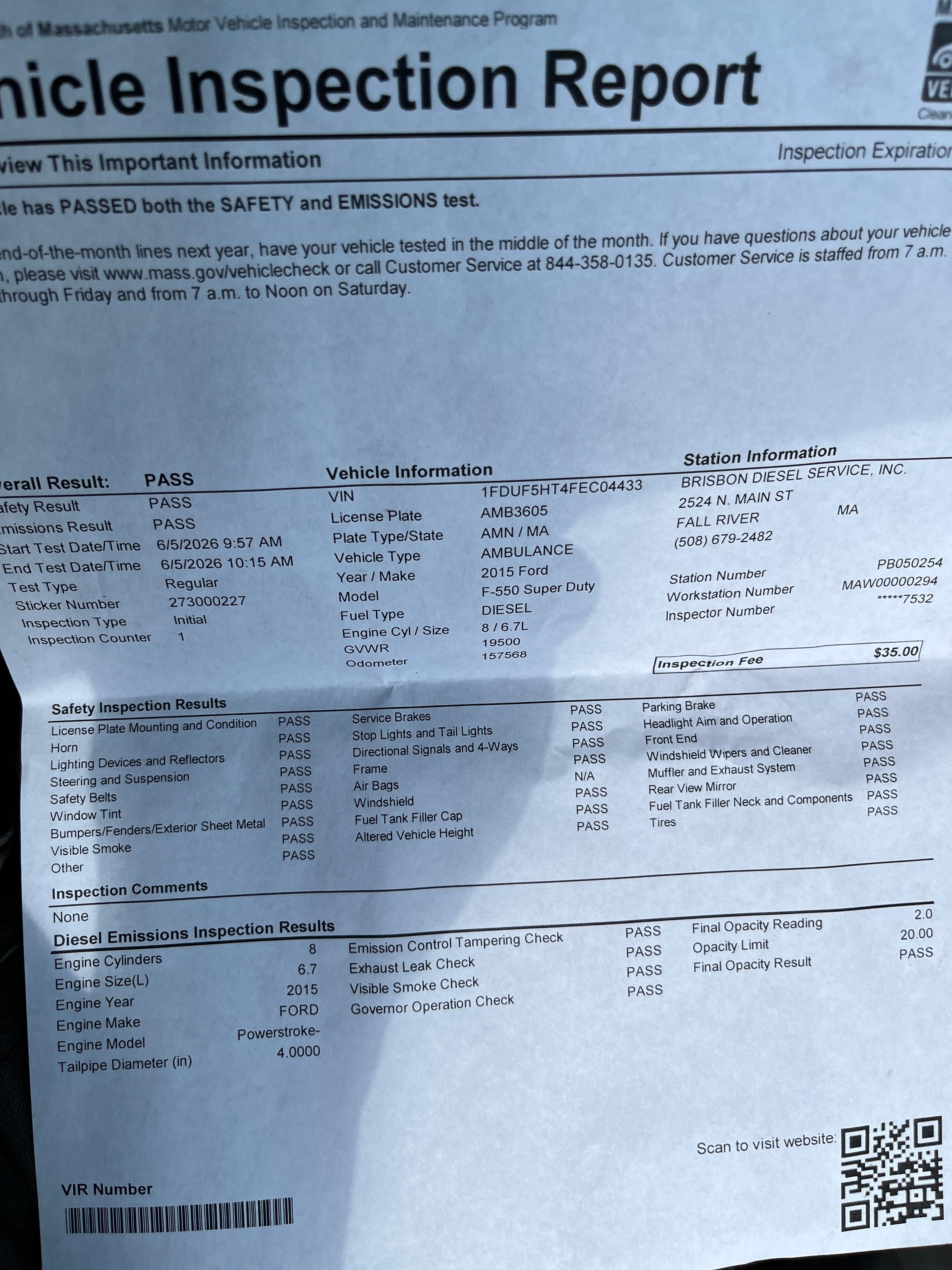 2015 Ford F550 4x4 Type I Ambulance - image 7