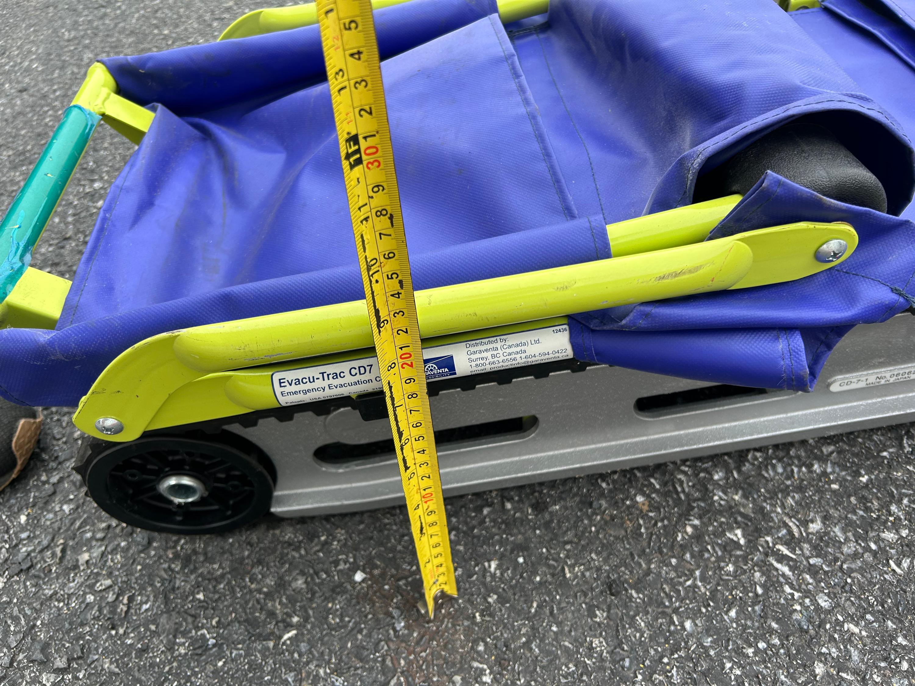 Garaventa Evacu-Trac - Evac Chair for Emergency Evacuation via Stairs - image 12