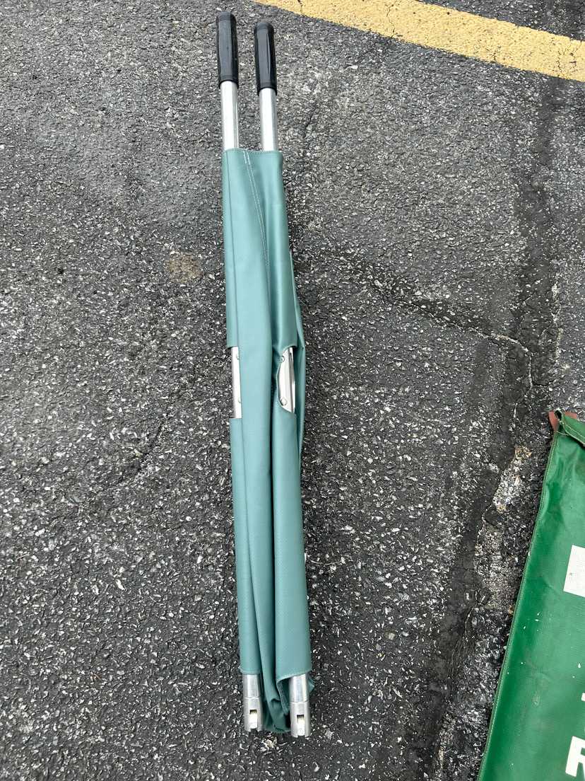 Medical Foldable Patient Transfer Stretcher Portable Rescue Stretcher — photo 3