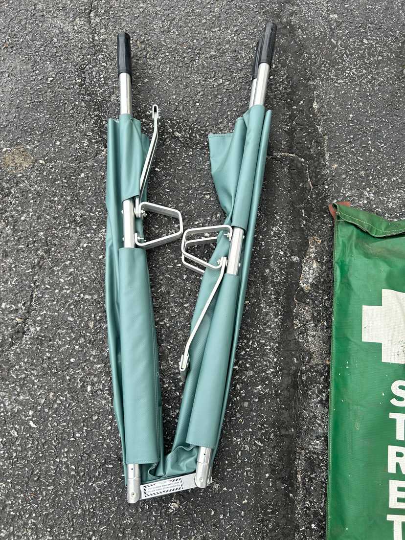 Medical Foldable Patient Transfer Stretcher Portable Rescue Stretcher — photo 2